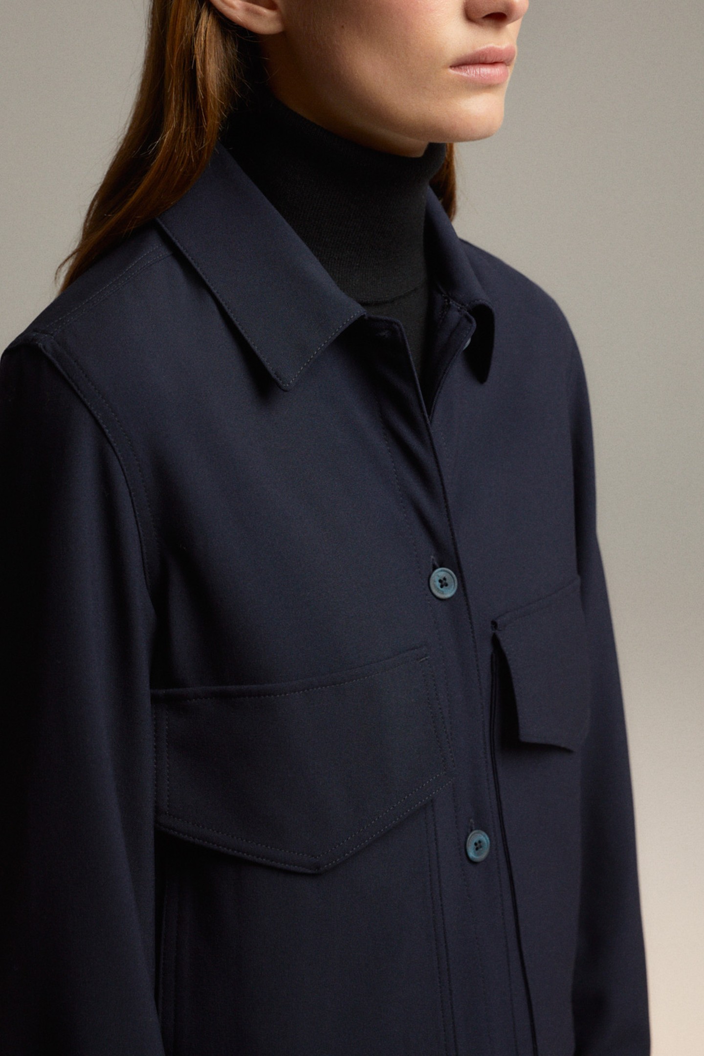 KARMENALF SHIRT MIDNIGHT NAVY by Ecoalf