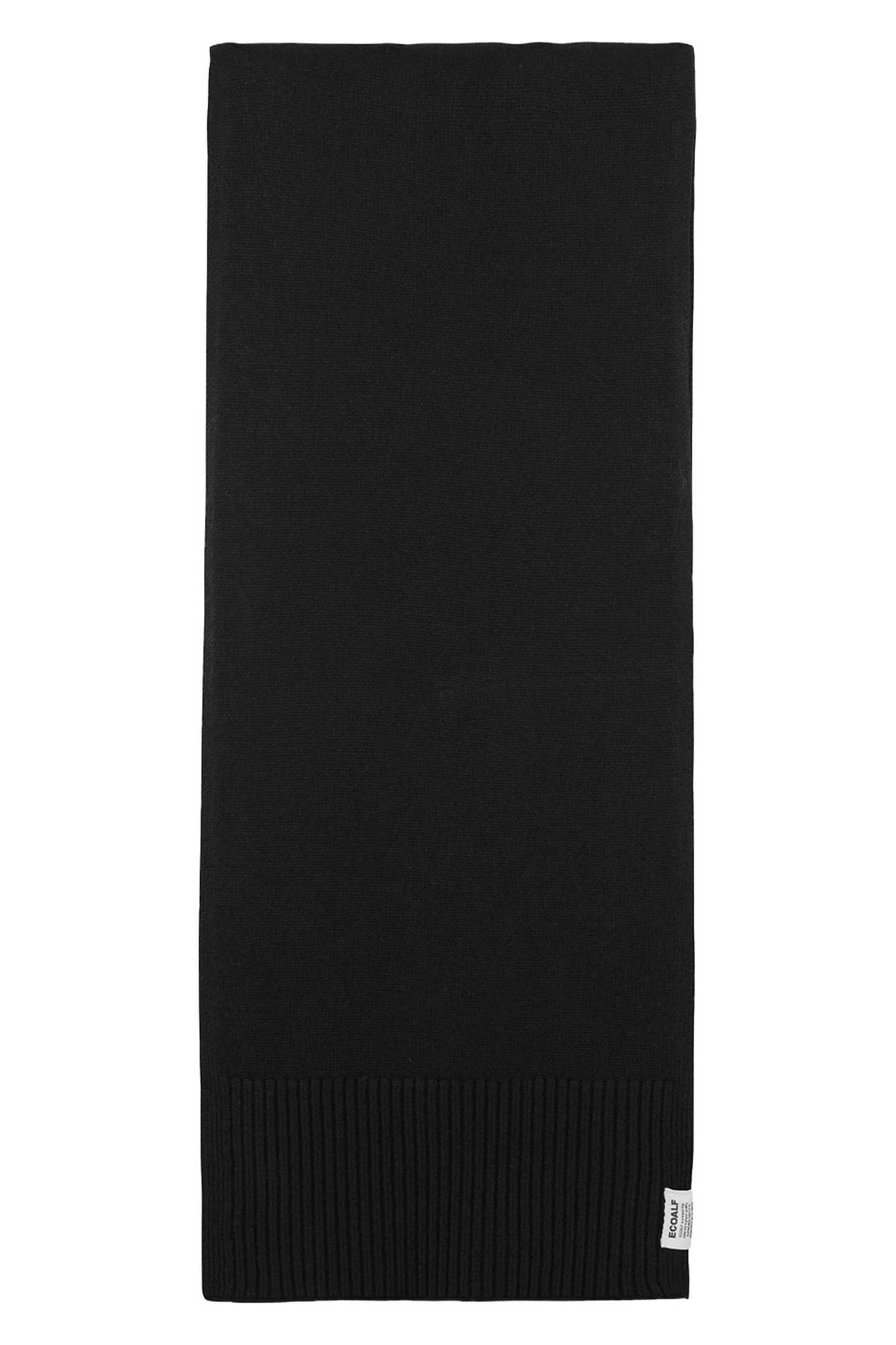 UNISEX WOOLALF SCARF BLACK 1