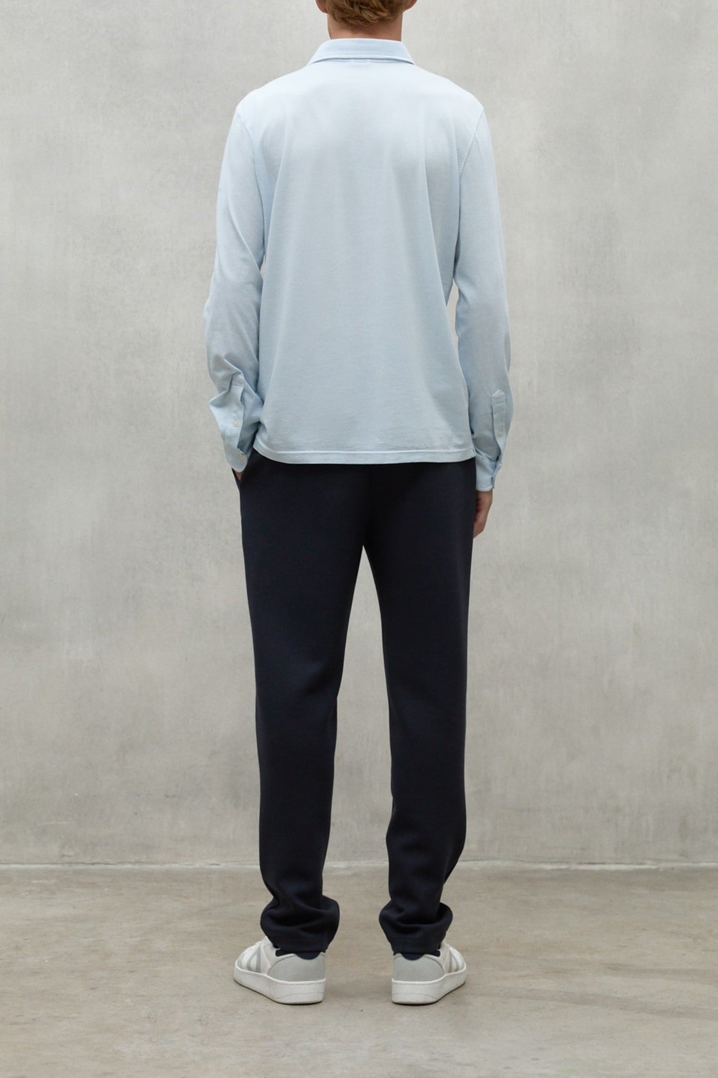 MATIASALF LONG SLEEVE POLO SKY BLUE 3