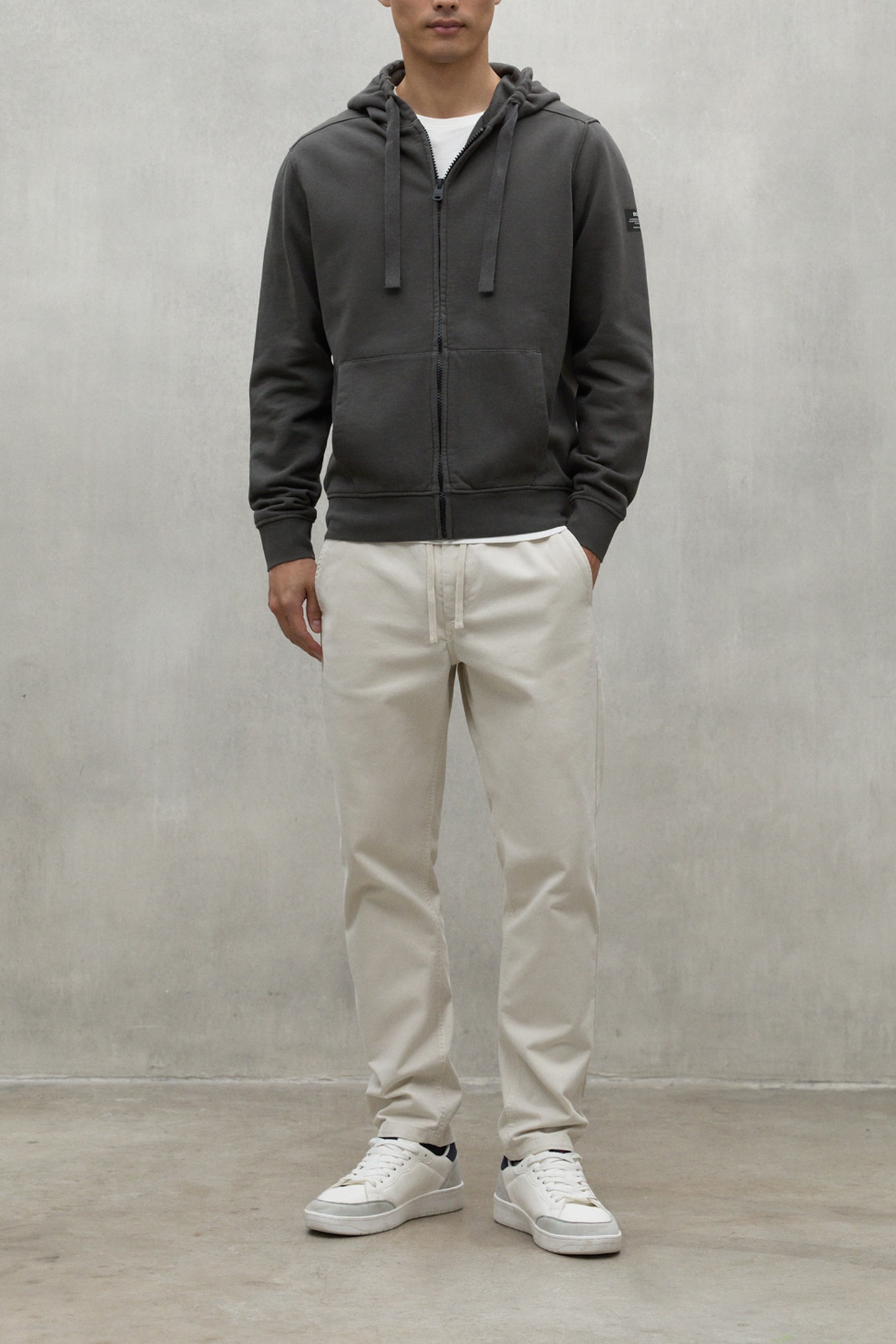 NEREAALF SWEATSHIRT ASPHALT 1