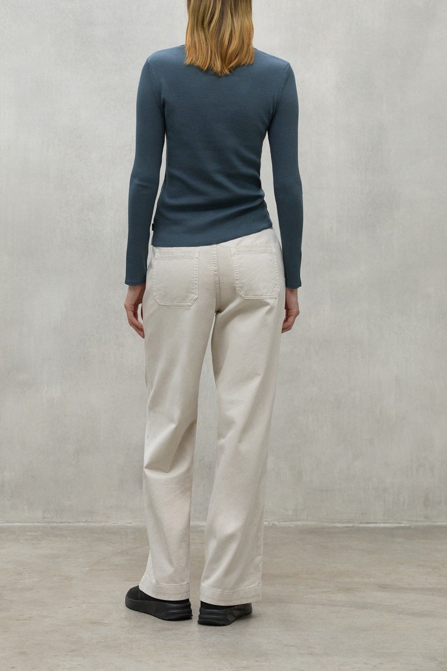 SINESALF LONG SLEEVE T-SHIRT STEEL BLUE 3