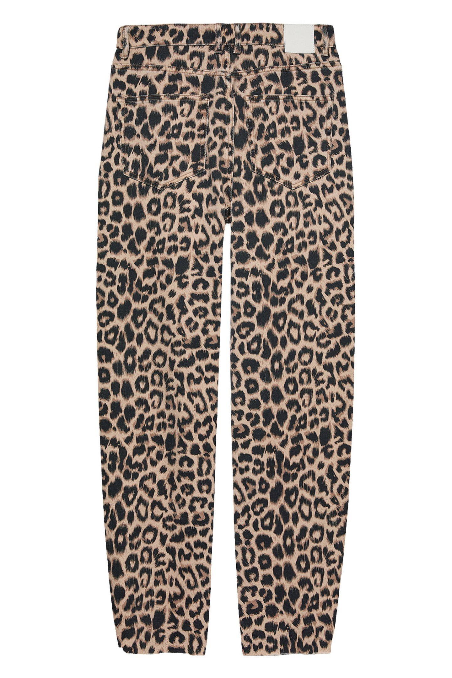 BARREL FIT LEOPARD JEANS GREY MORN 4