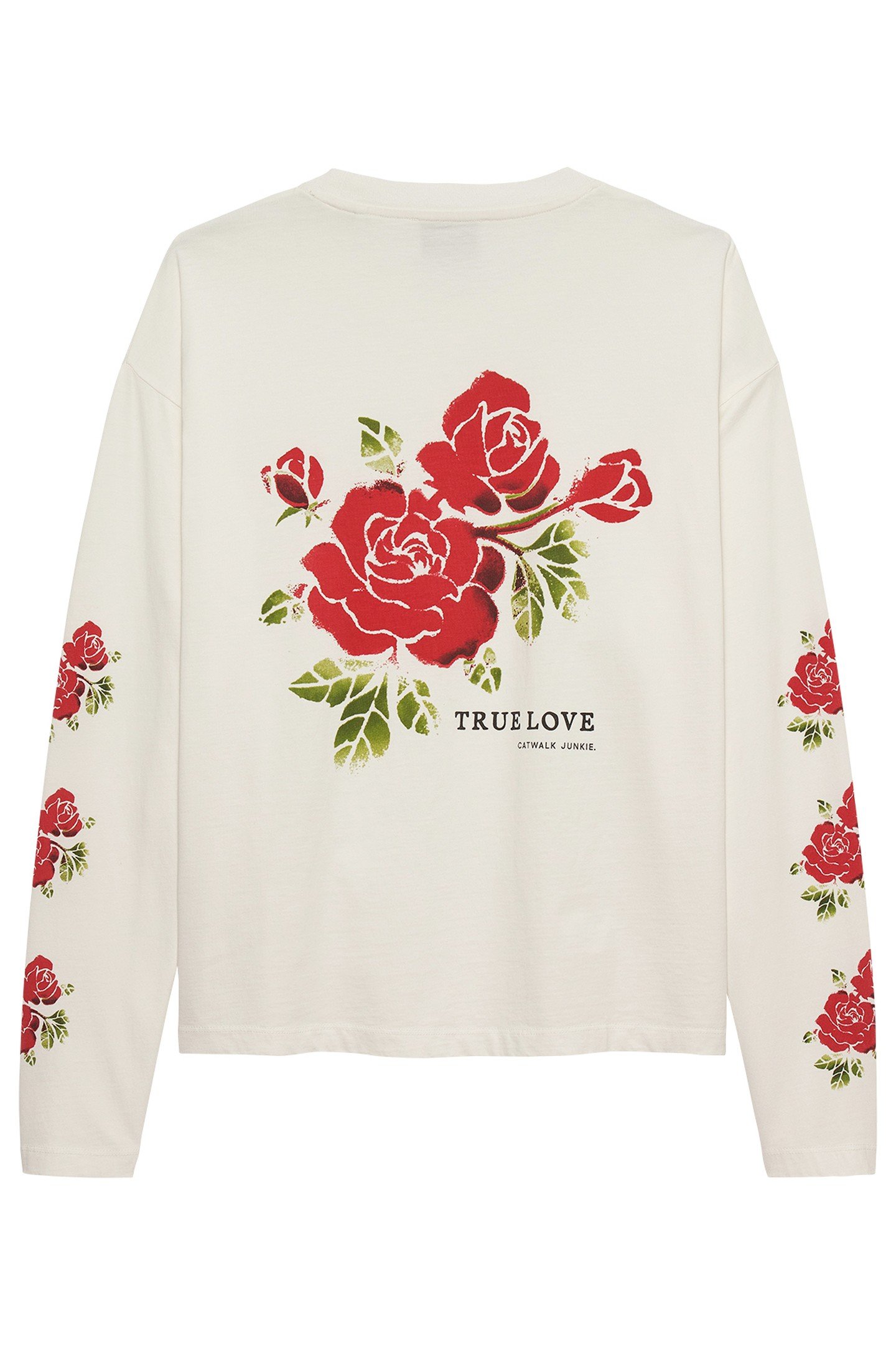 LOOSE FIT GRAPHIC LONG SLEEVE OFF WHITE 5