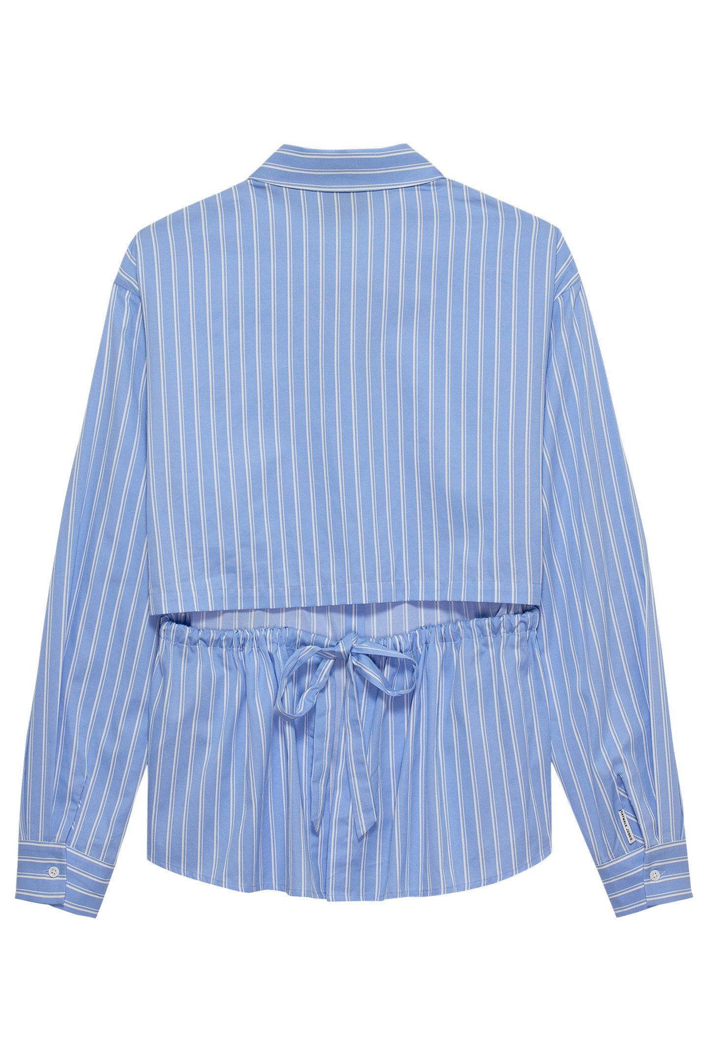 BLOUSE WITH OPEN BACK CORNFLOWER BLUE 5