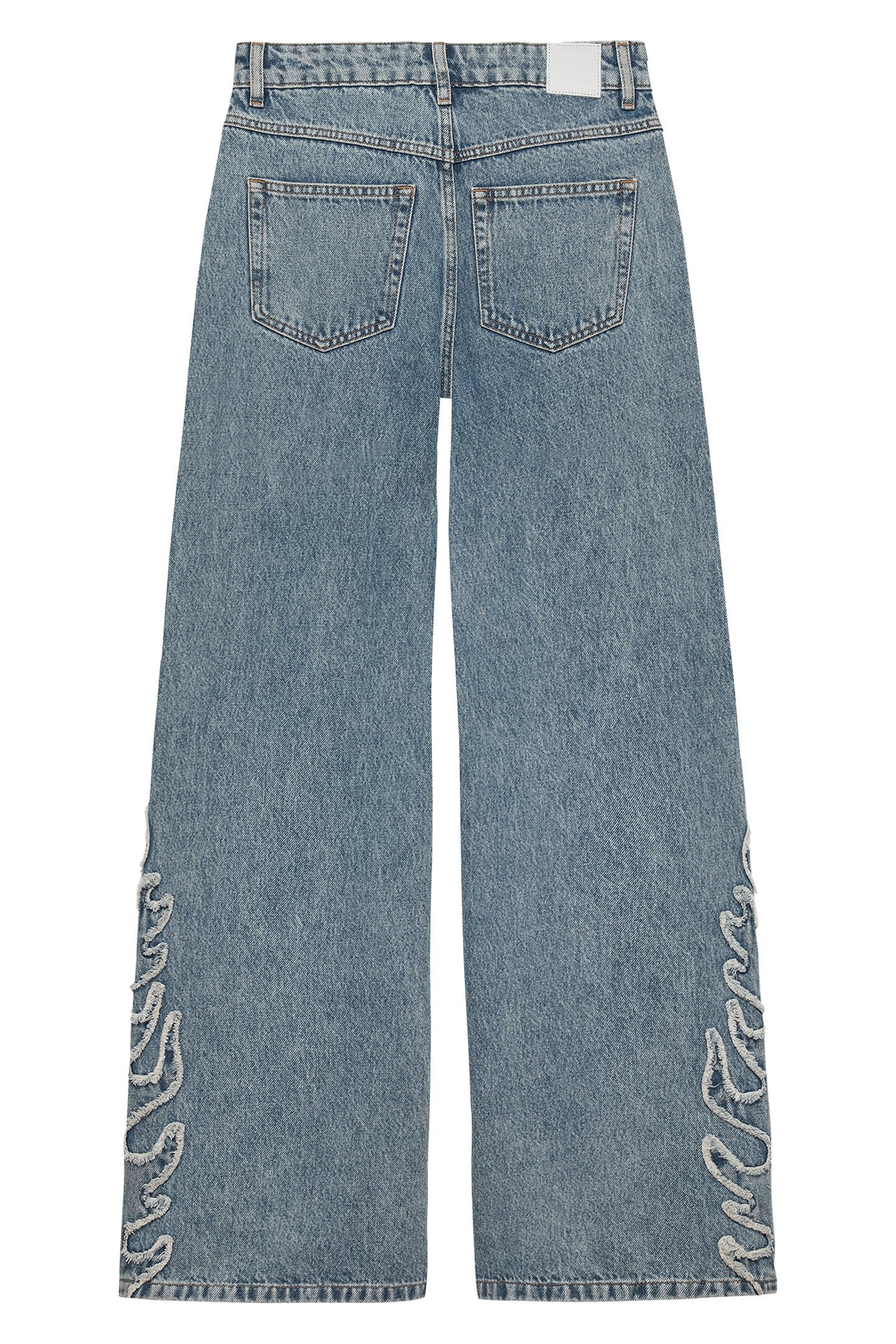 WIDE LEG FLAME JEANS COUNTRY BLUE 5