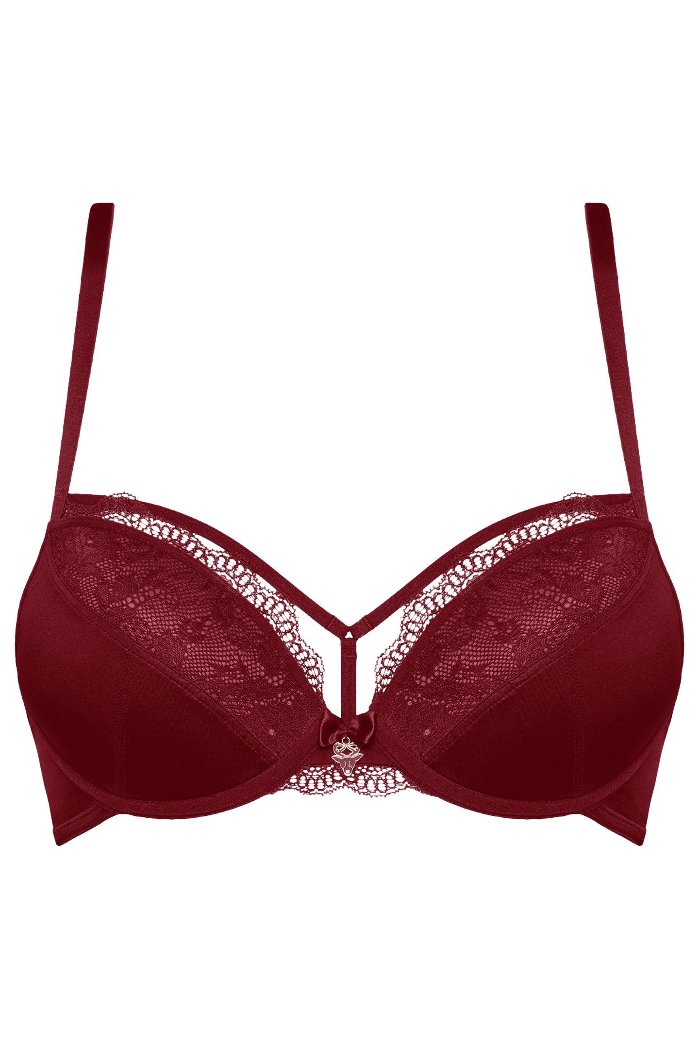 CARITA BRA PUSH-UP WIRED PADDED RED 4
