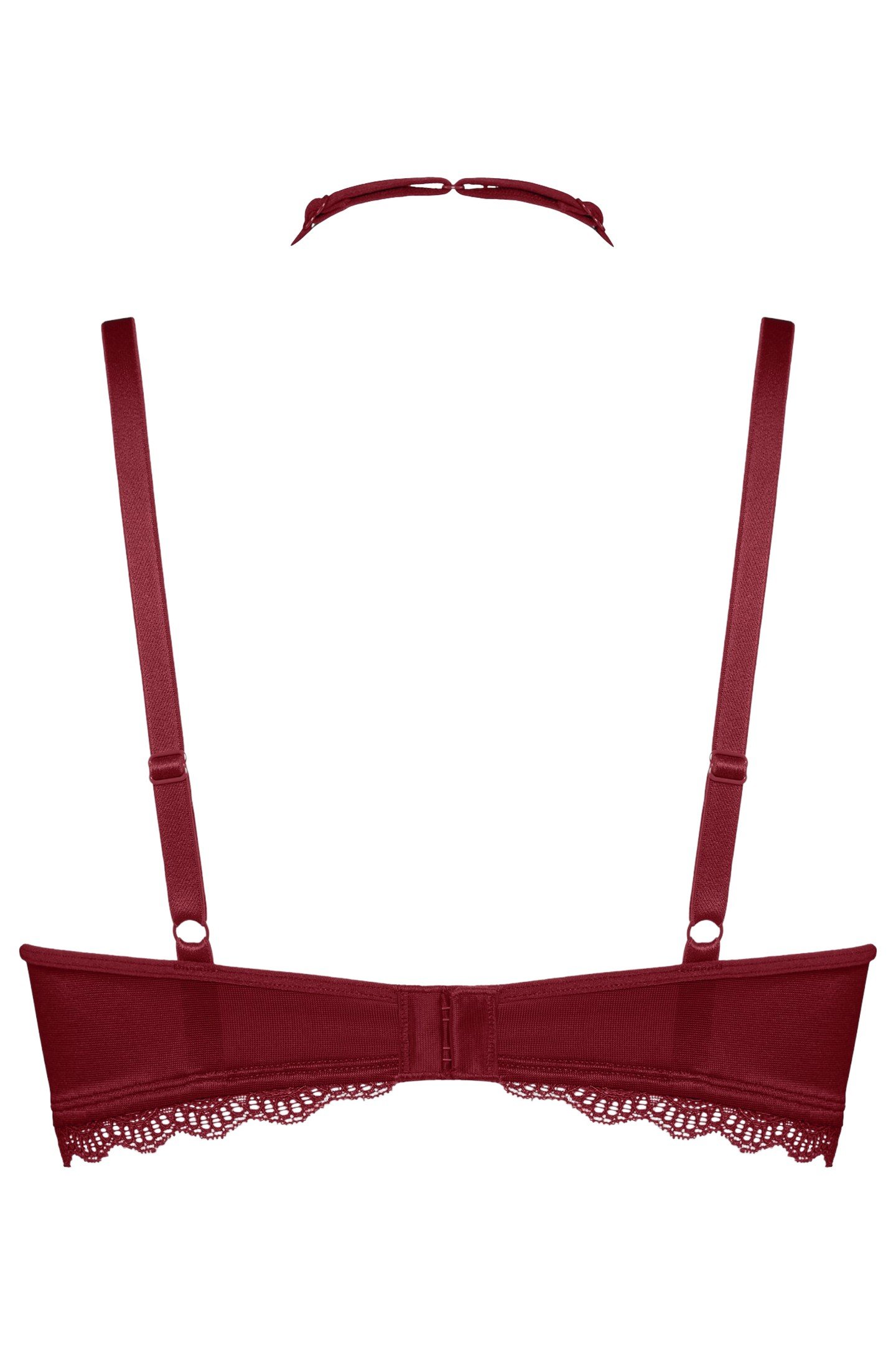 CARITA BRA BALCONY WIRED UNPADDED RED 3