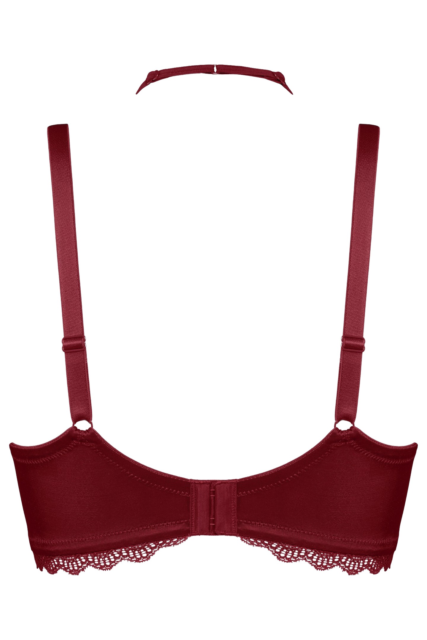 CARITA BRA BALCONY WIRED UNPADDED RED 2