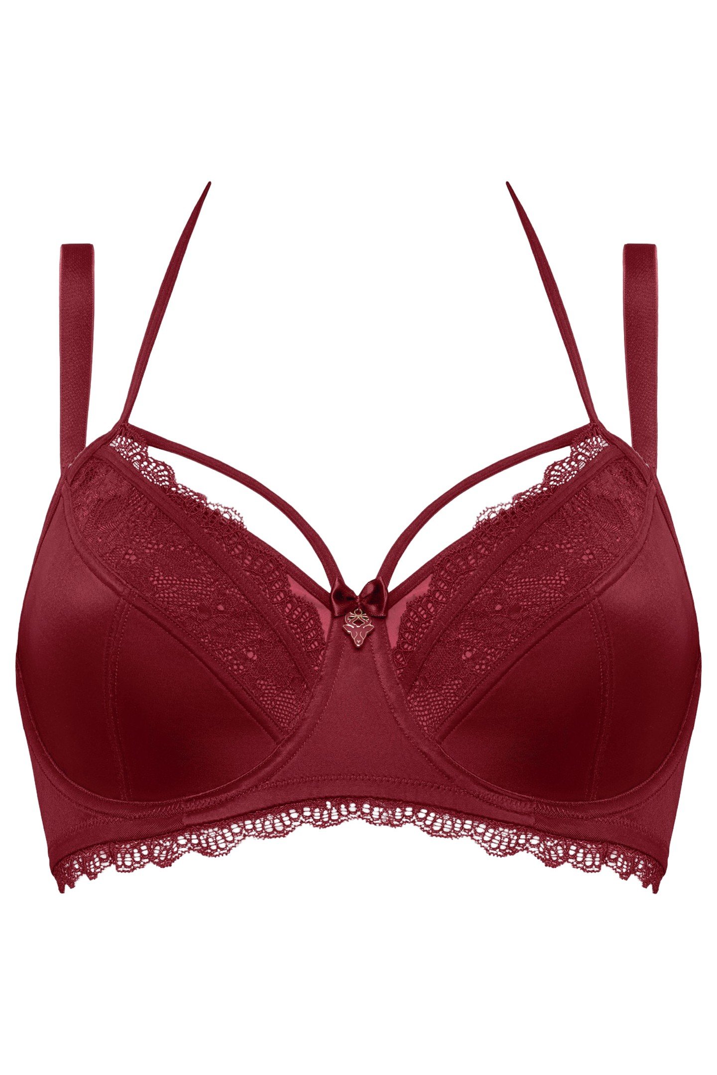 CARITA BRA BALCONY WIRED UNPADDED RED 3
