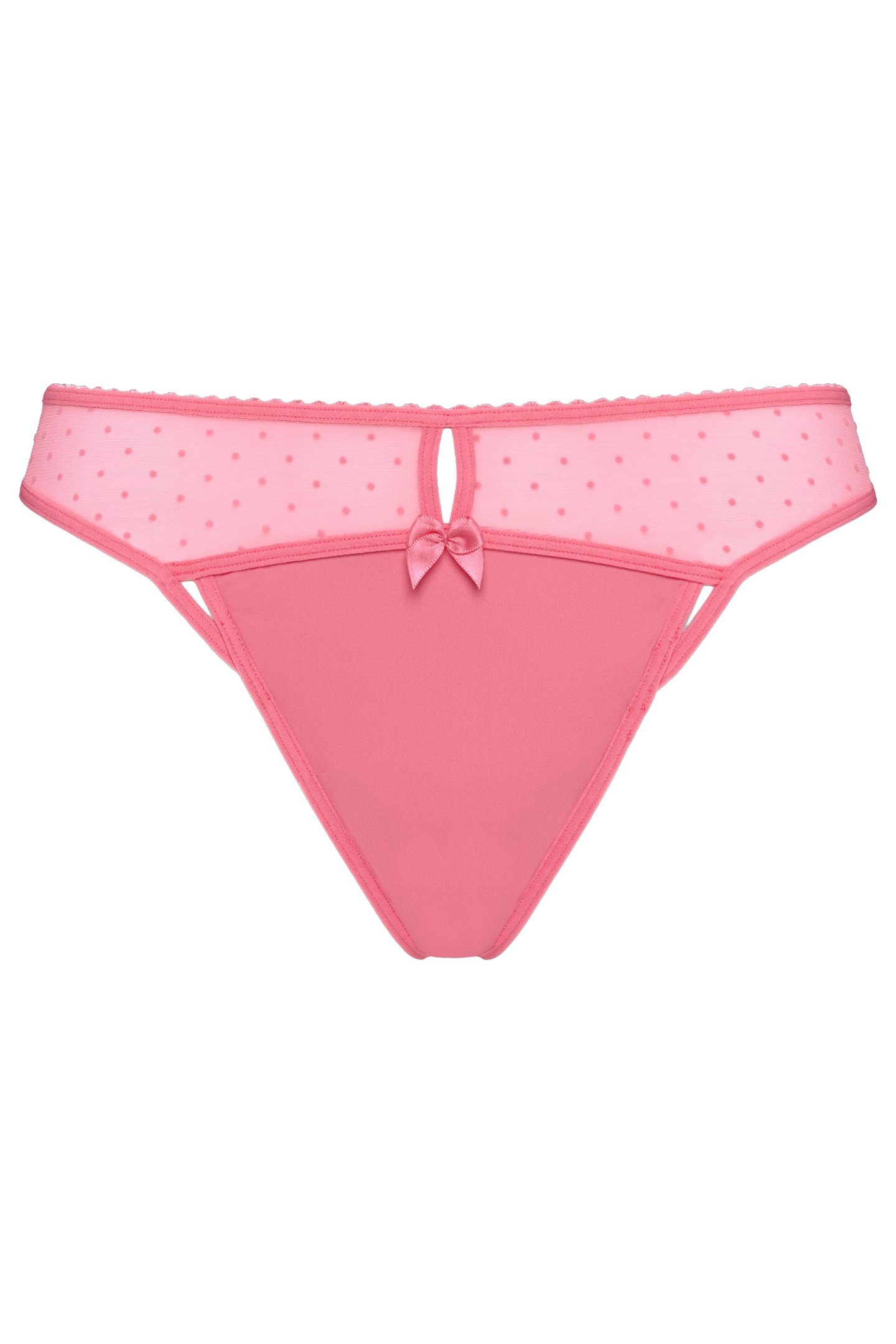 PEEKABOO BOTTOM THONG 4 CM PINK 4