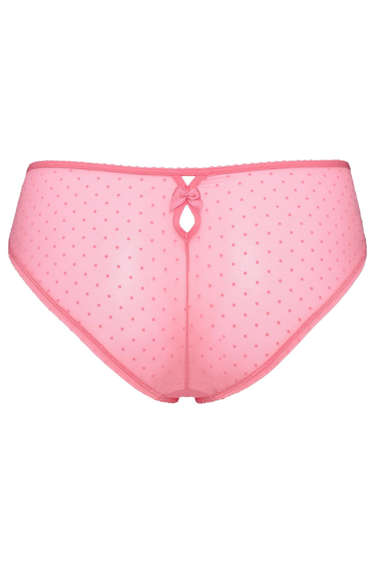 PEEKABOO BOTTOM BRAZILIAN BRIEFS 8 CM PINK 3