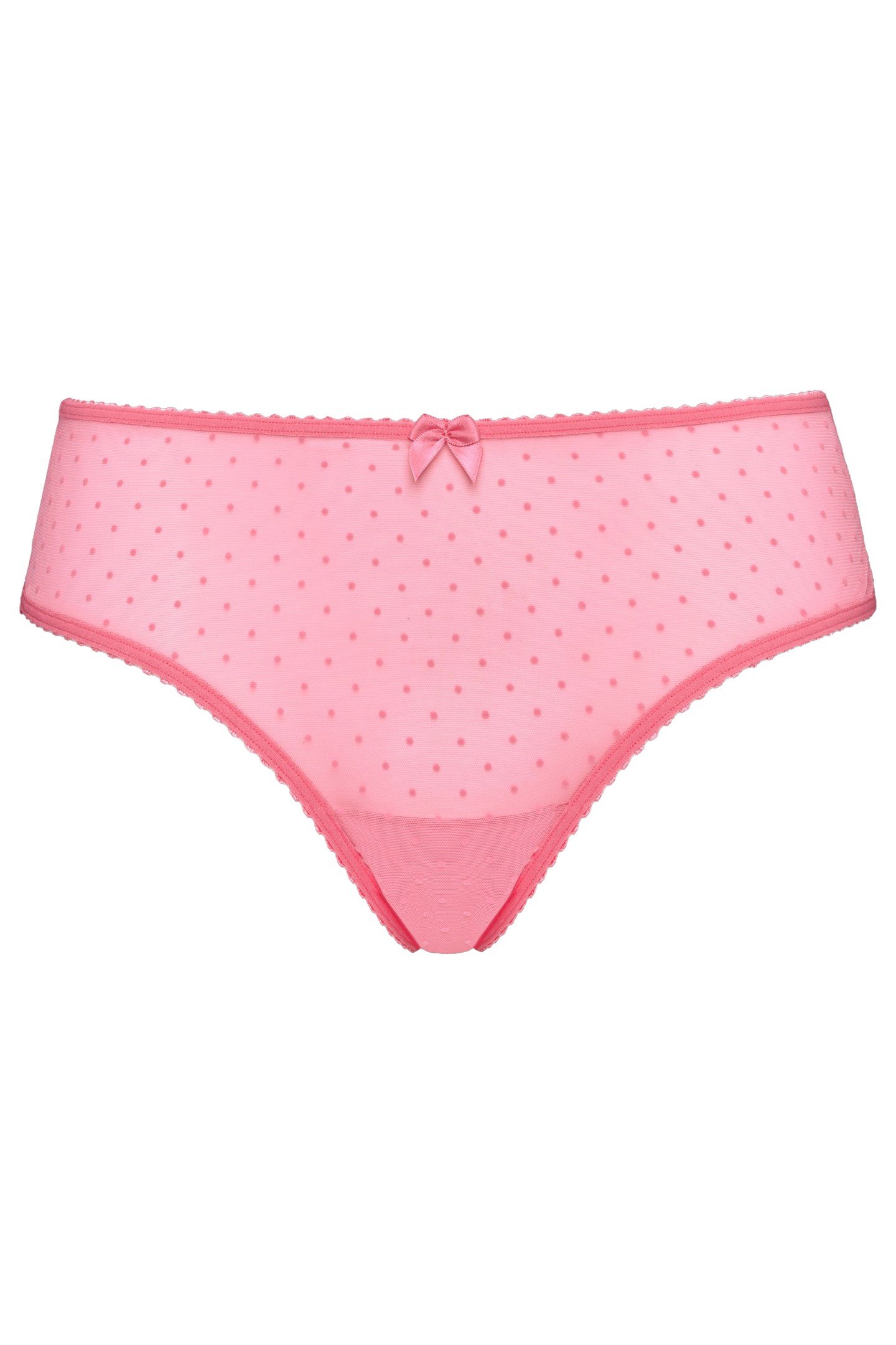 PEEKABOO BOTTOM BRAZILIAN BRIEFS 8 CM PINK 4