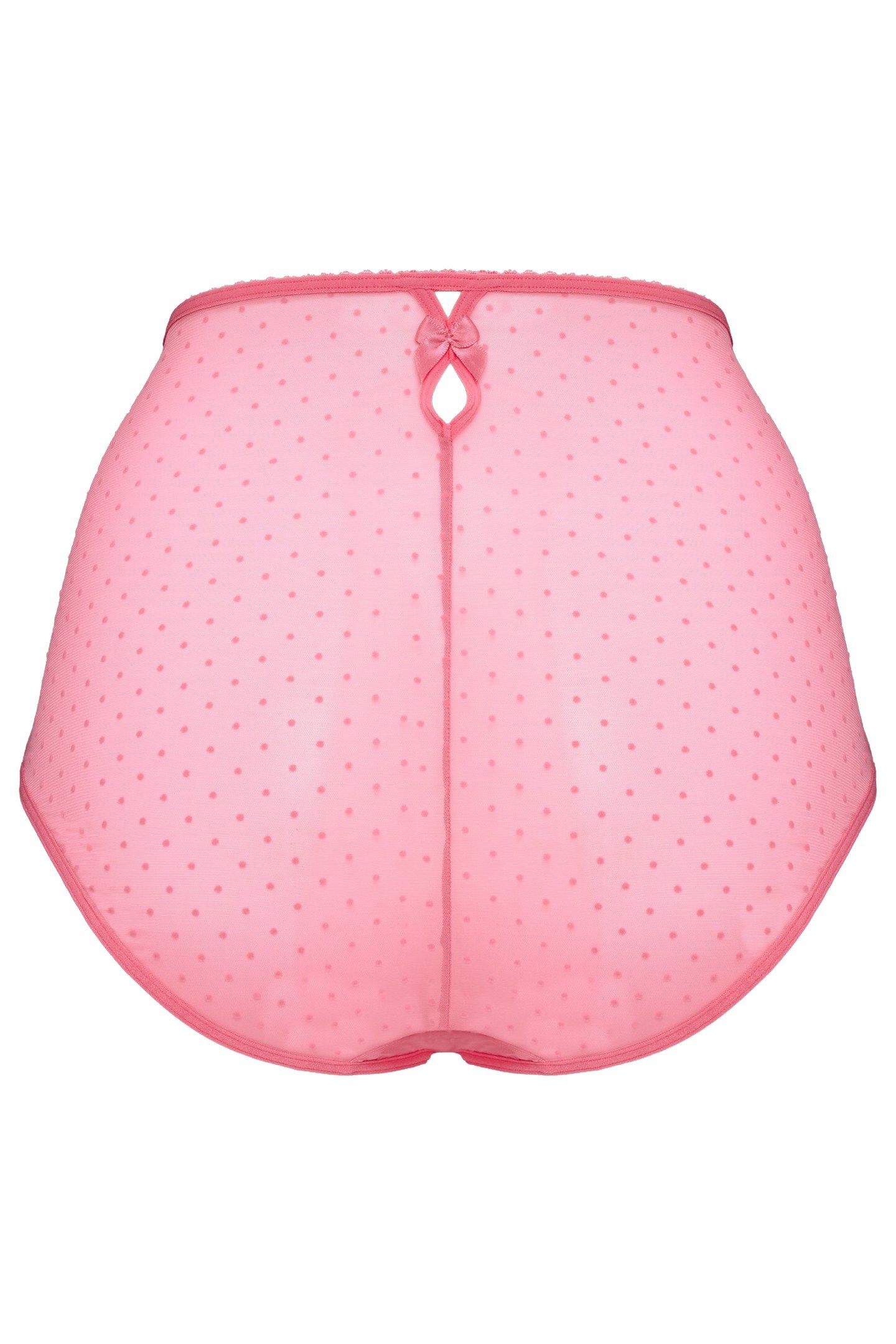 PEEKABOO BOTTOM BRIEFS HIGH WAIST PINK 3