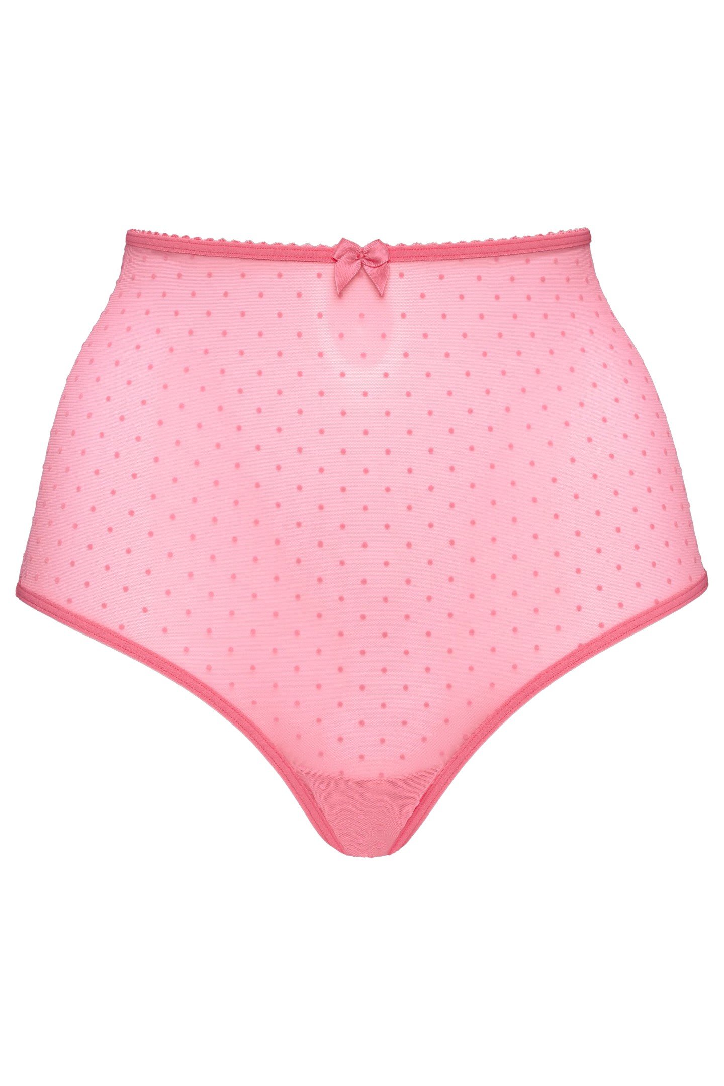 PEEKABOO BOTTOM BRIEFS HIGH WAIST PINK 4