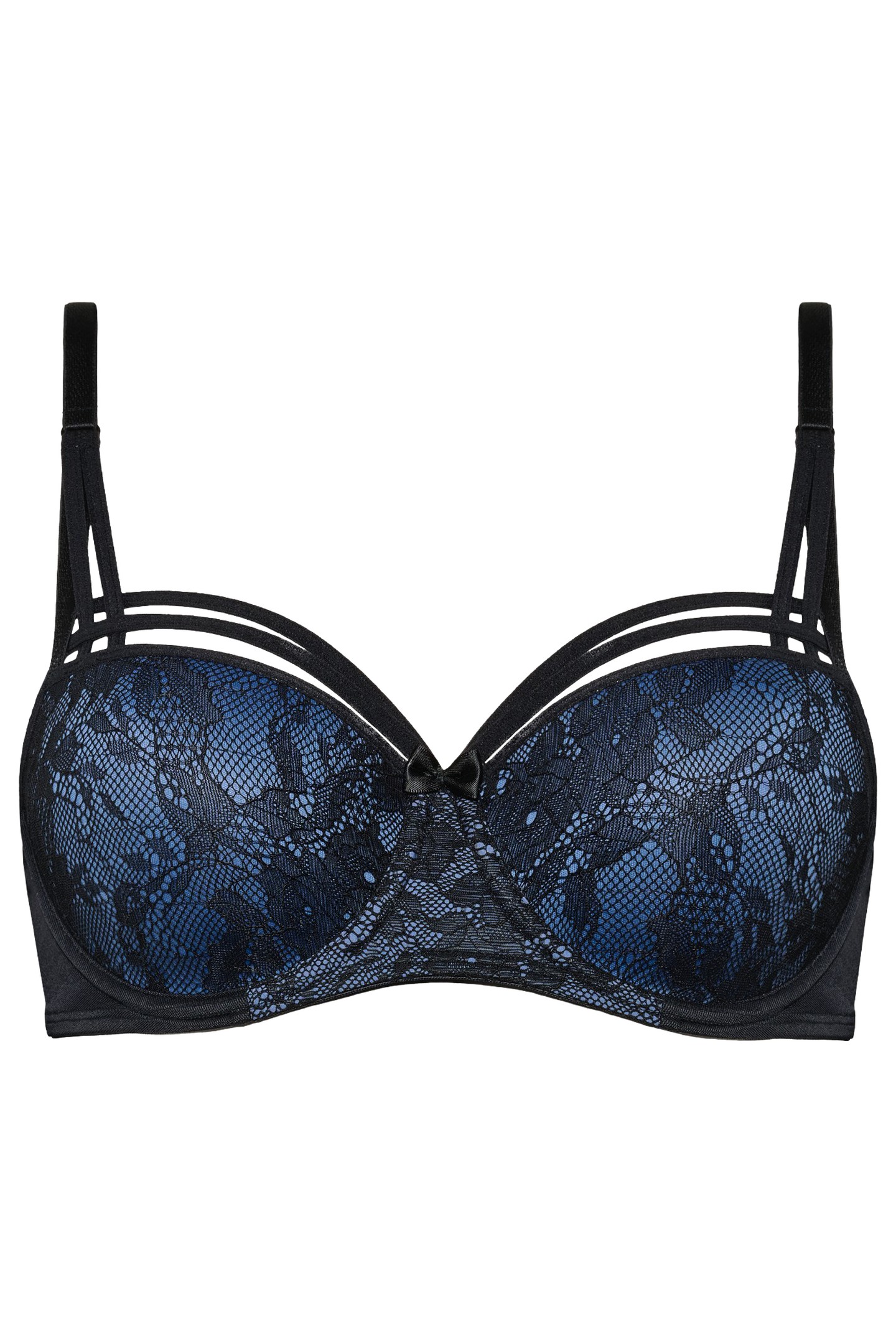 DAME DE PARIS BRA BALCONY WIRED PADDED BLACK 3