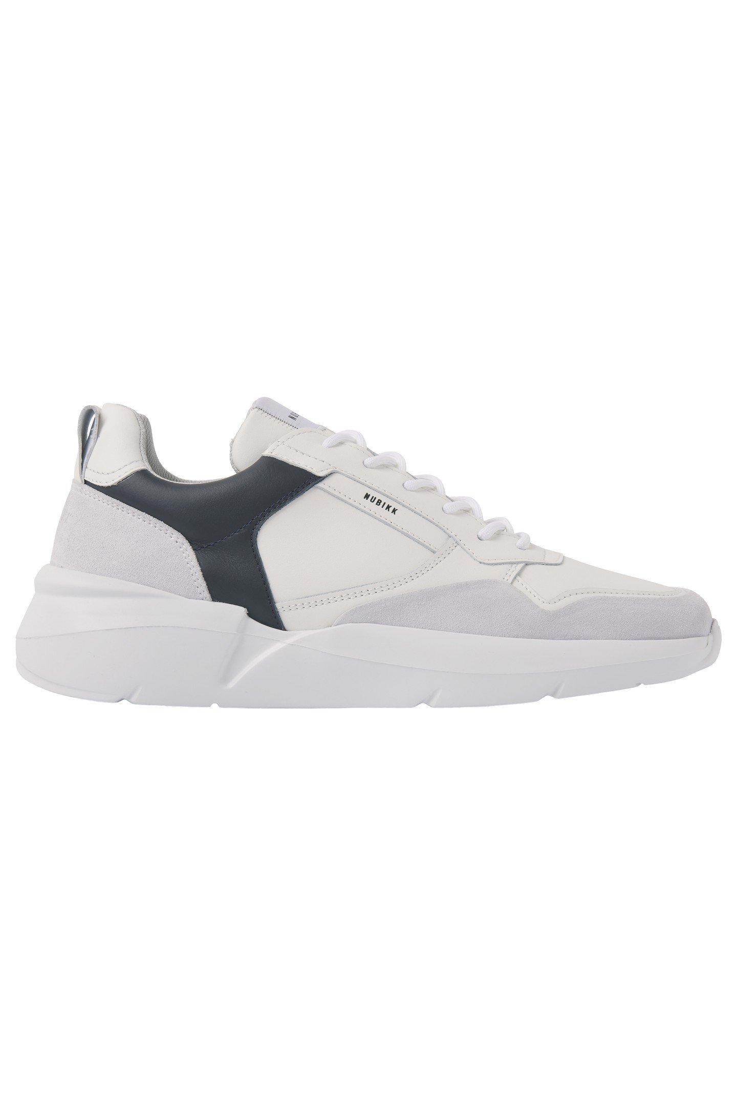 ROQUE ROAD WAVE (M) WHITE LEATHER - NAVY 1