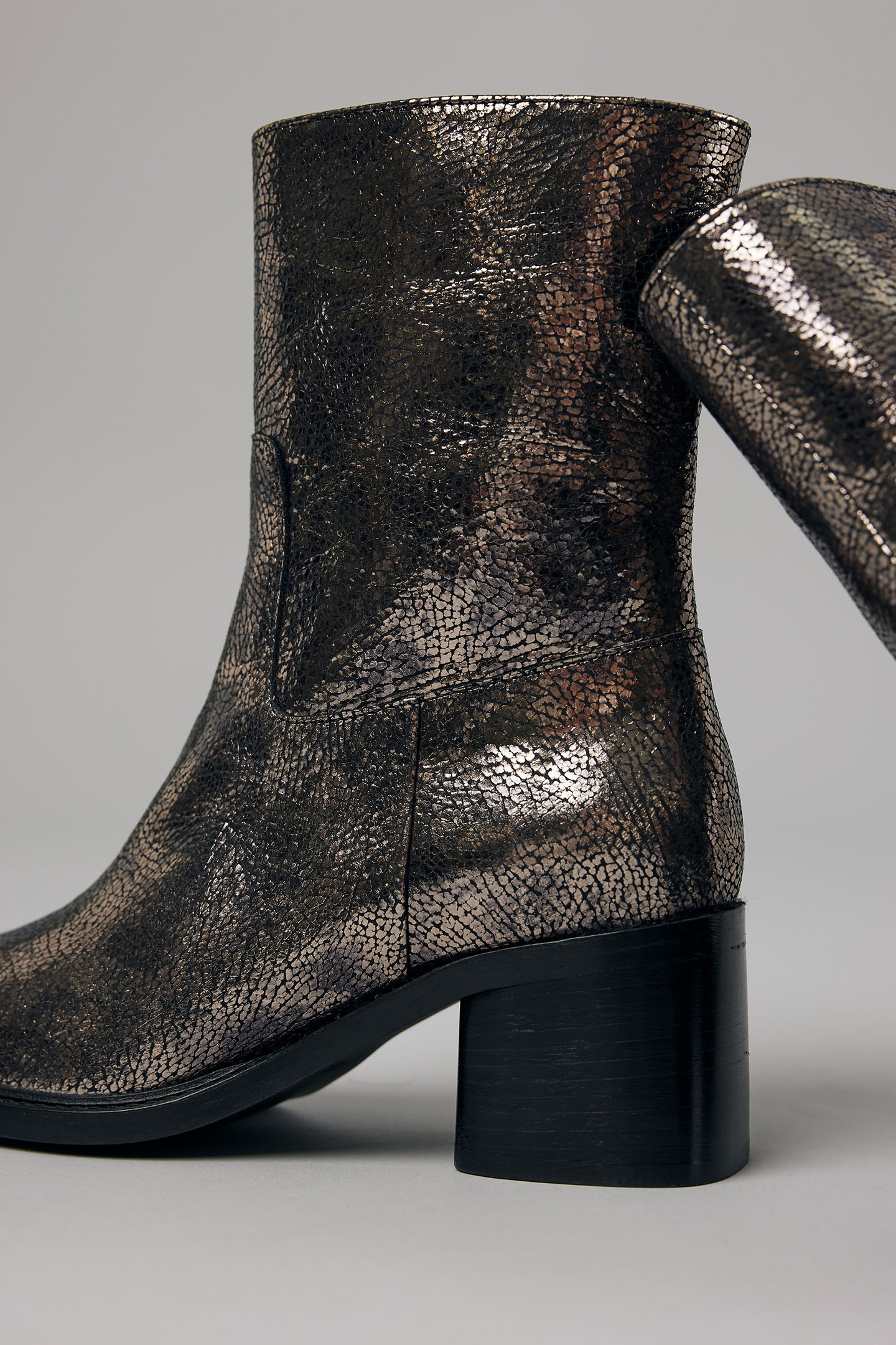 ZOEY CADE ANKLE BOOTS METALLIC 2