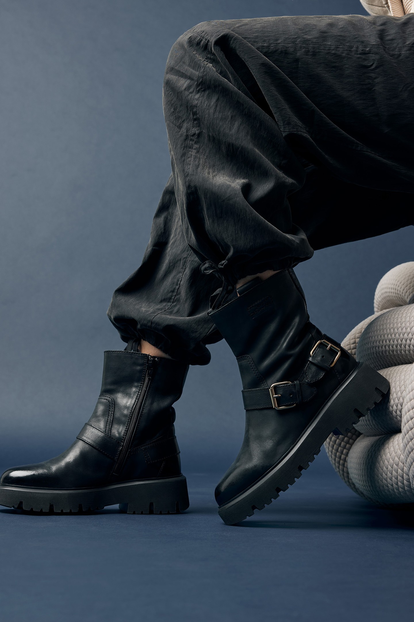 ZIVA JAGGER BIKER BOOTS BLACK 3