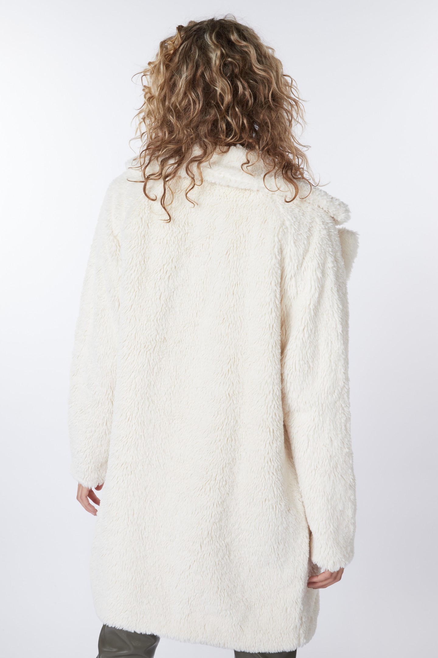 COAT LONG TEDDY OFF WHITE 2