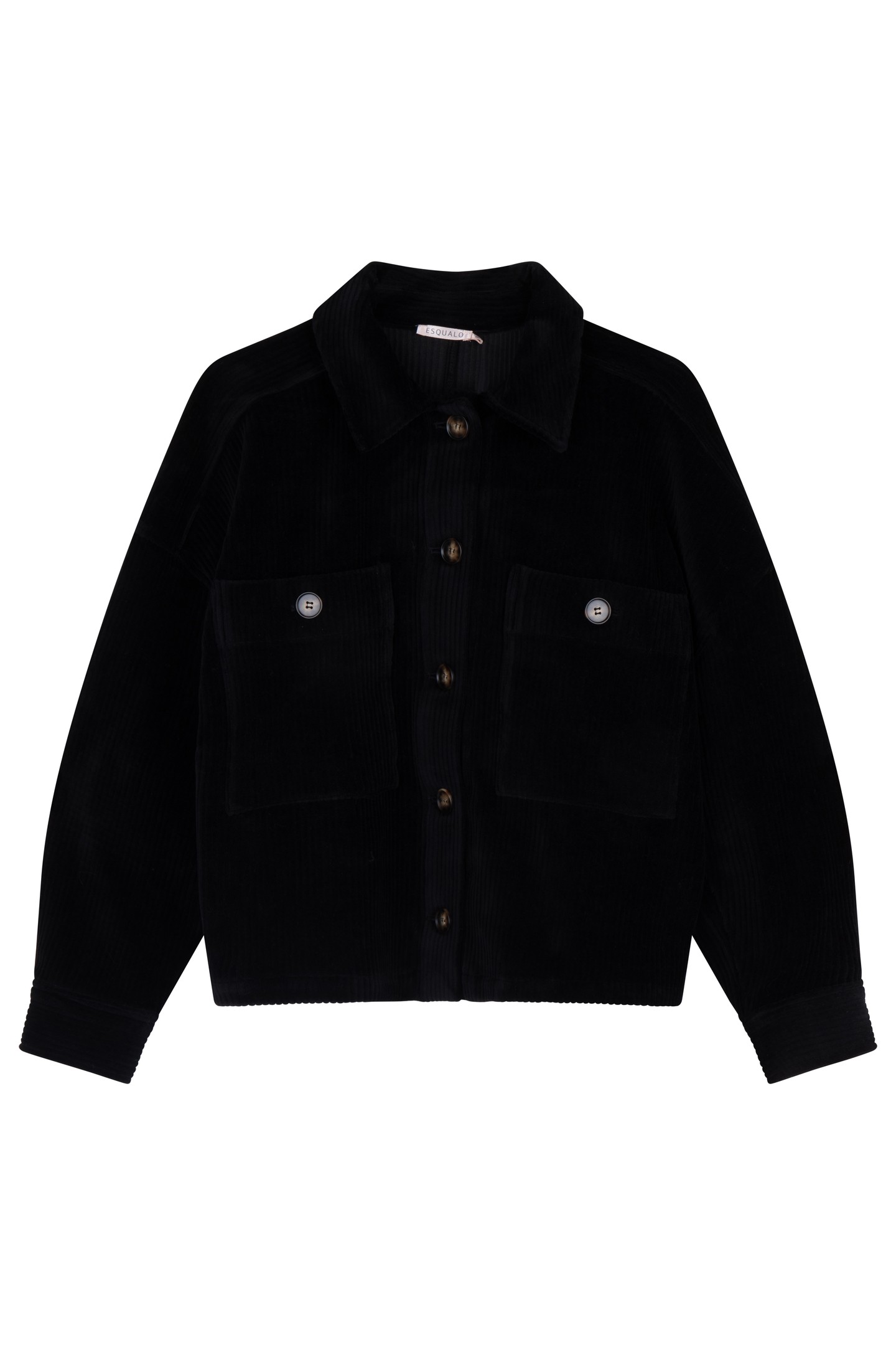 JACKET RIB CORDUROY BLACK 5