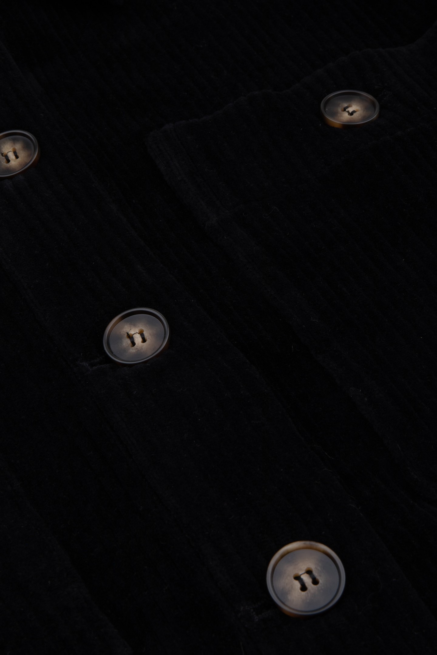 JACKET RIB CORDUROY BLACK 6