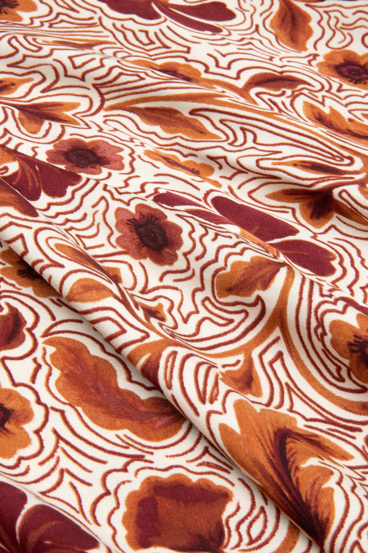 SKIRT LONG AUTUMN FLOWER PRINT PRINT 5