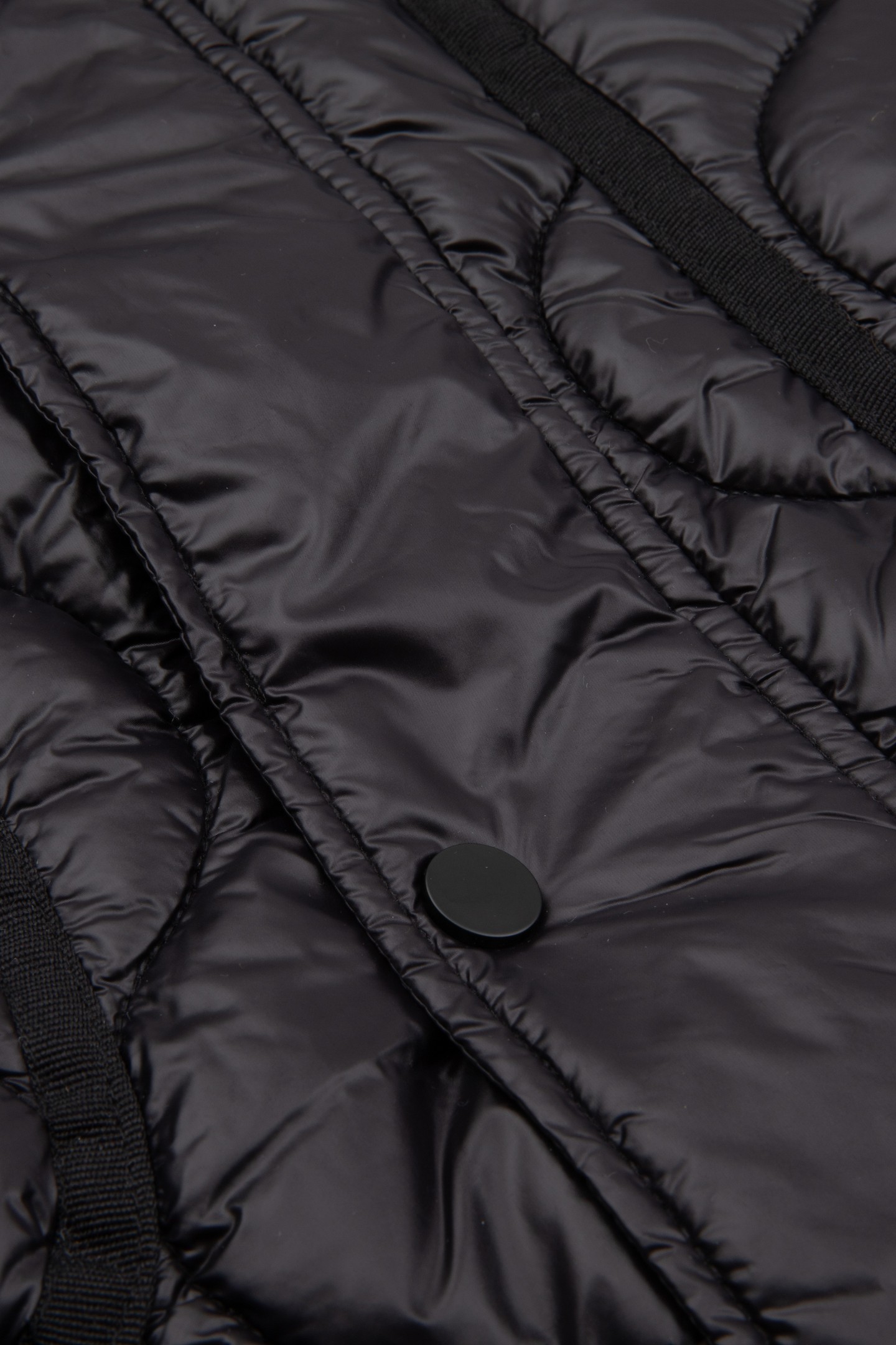 COAT QUILTED LONG HOOD BLACK 7