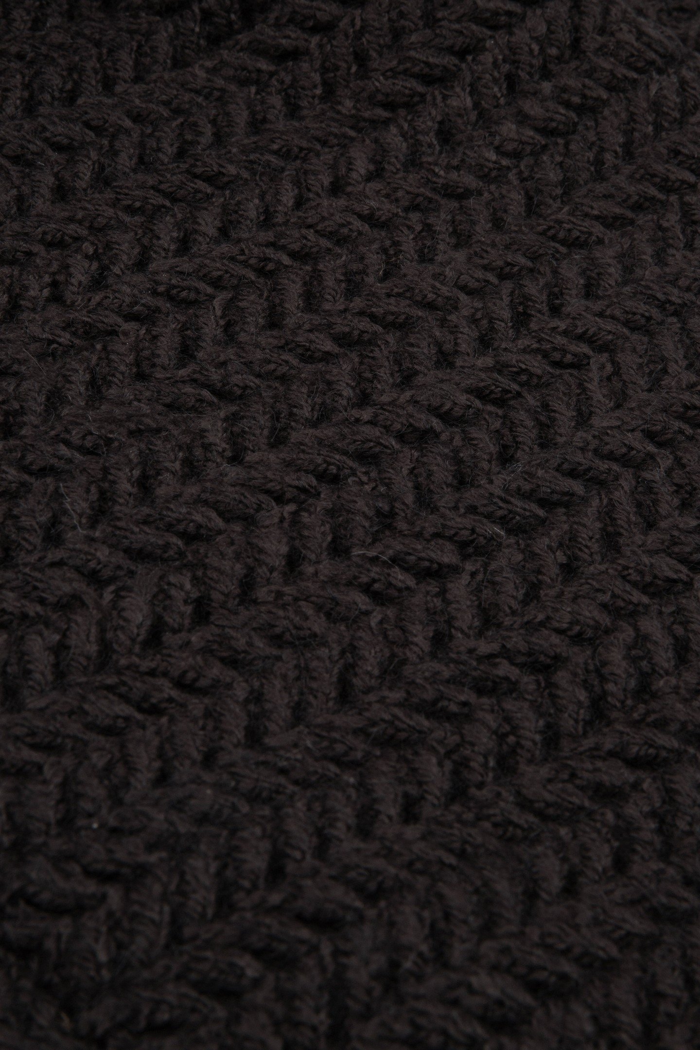 SCARF ZZ KNIT BLACK 3