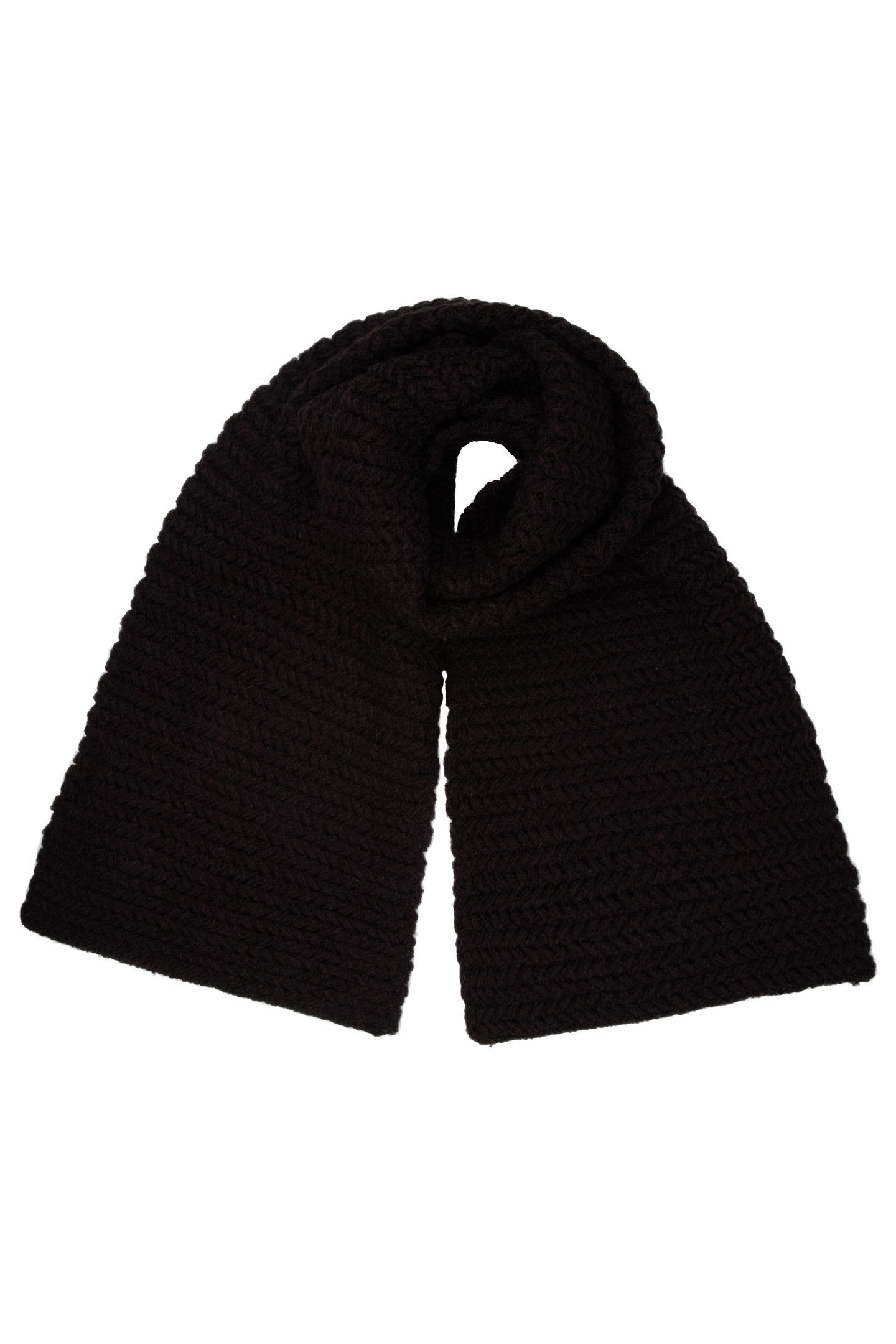 SCARF ZZ KNIT BLACK 2