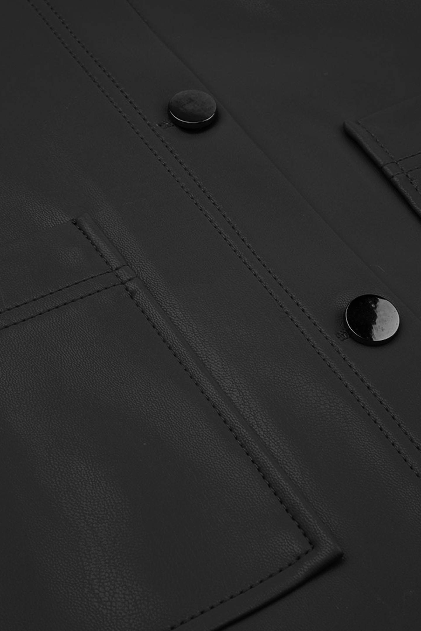 JACKET SHIRT PU BLACK 3