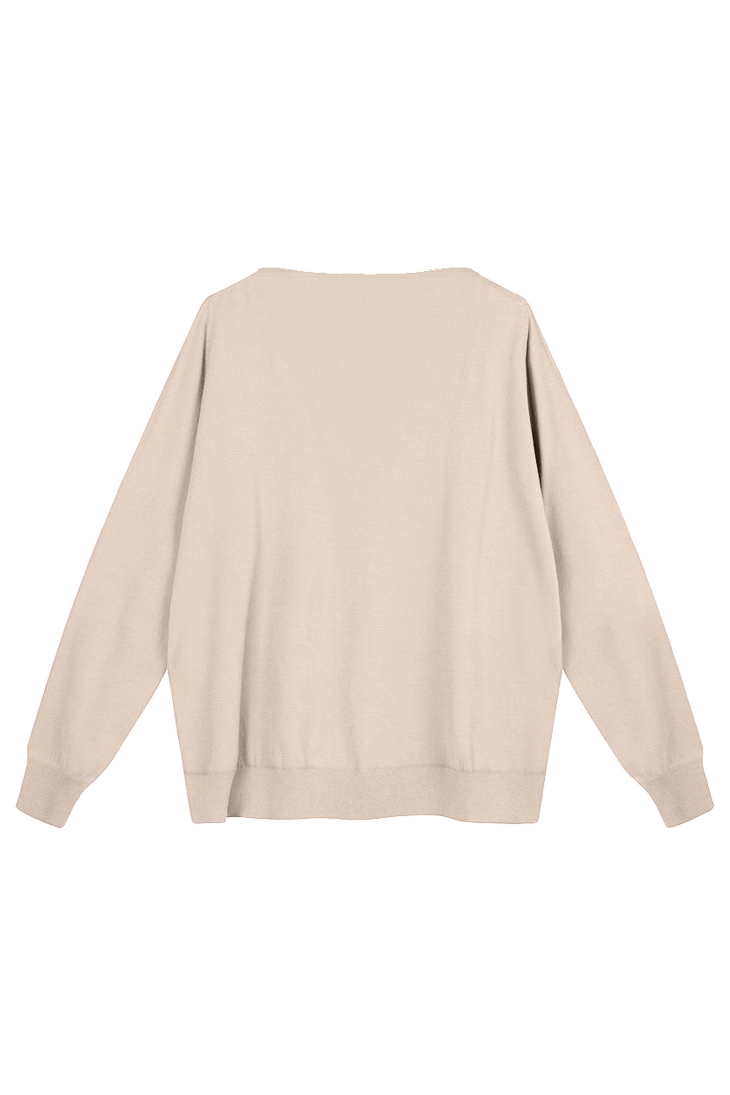 SWEATER RAGLAN V NECK WARM SAND 2