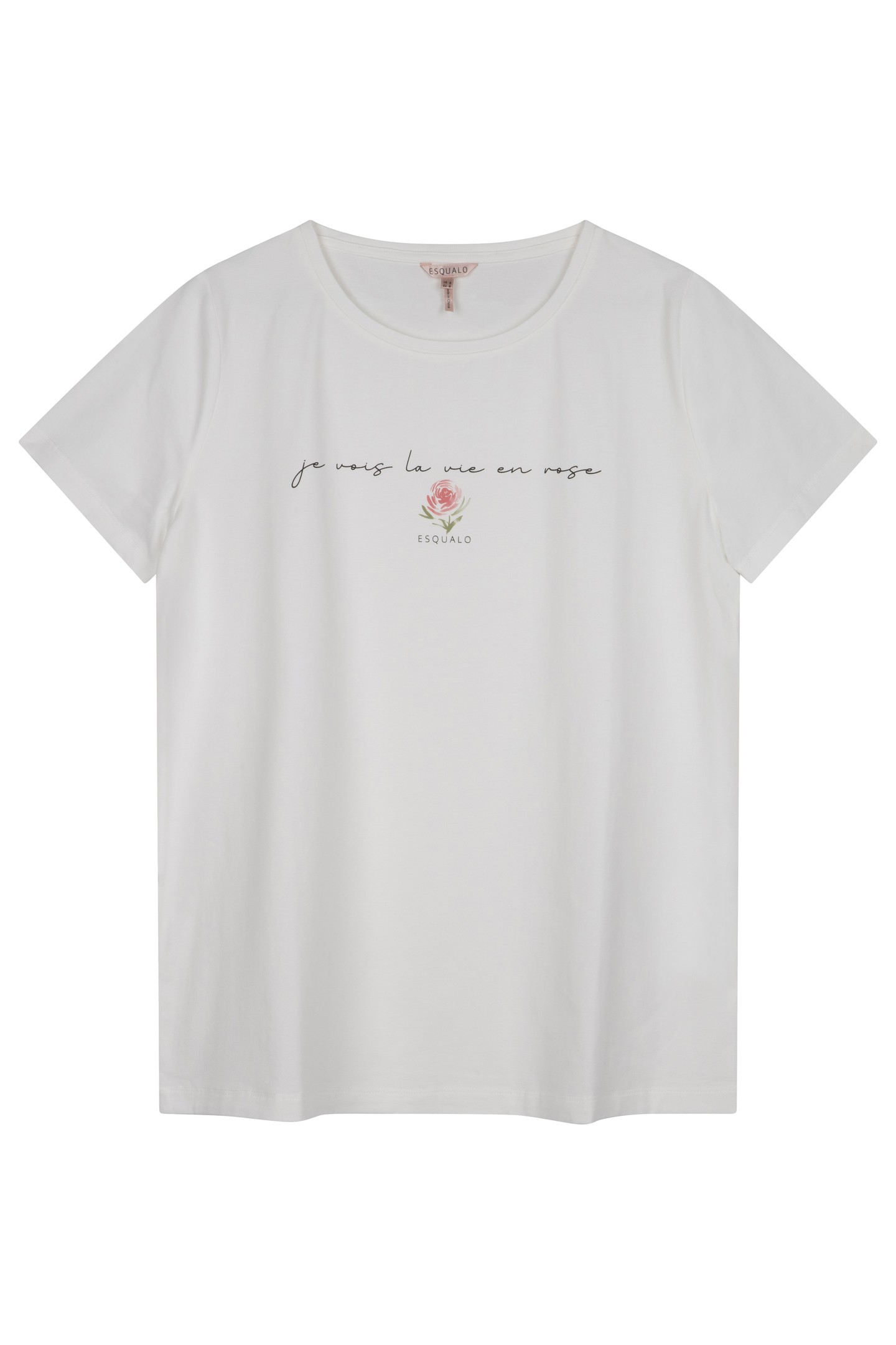 T-SHIRT FOIL "LA VIE EN ROSE" OFF WHITE 5