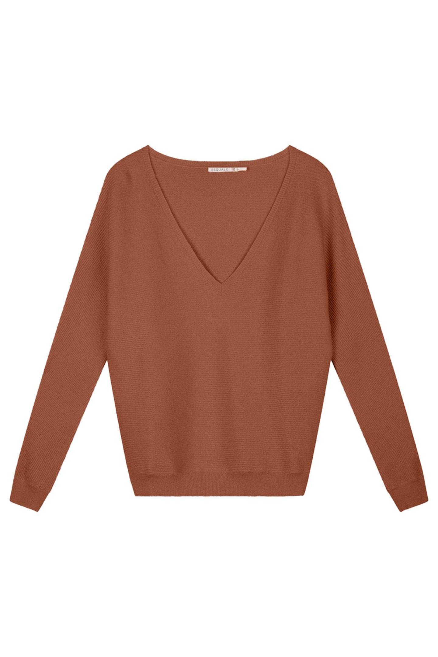 SWEATER LUREX BAT SLEEVE COPPER BROWN 2