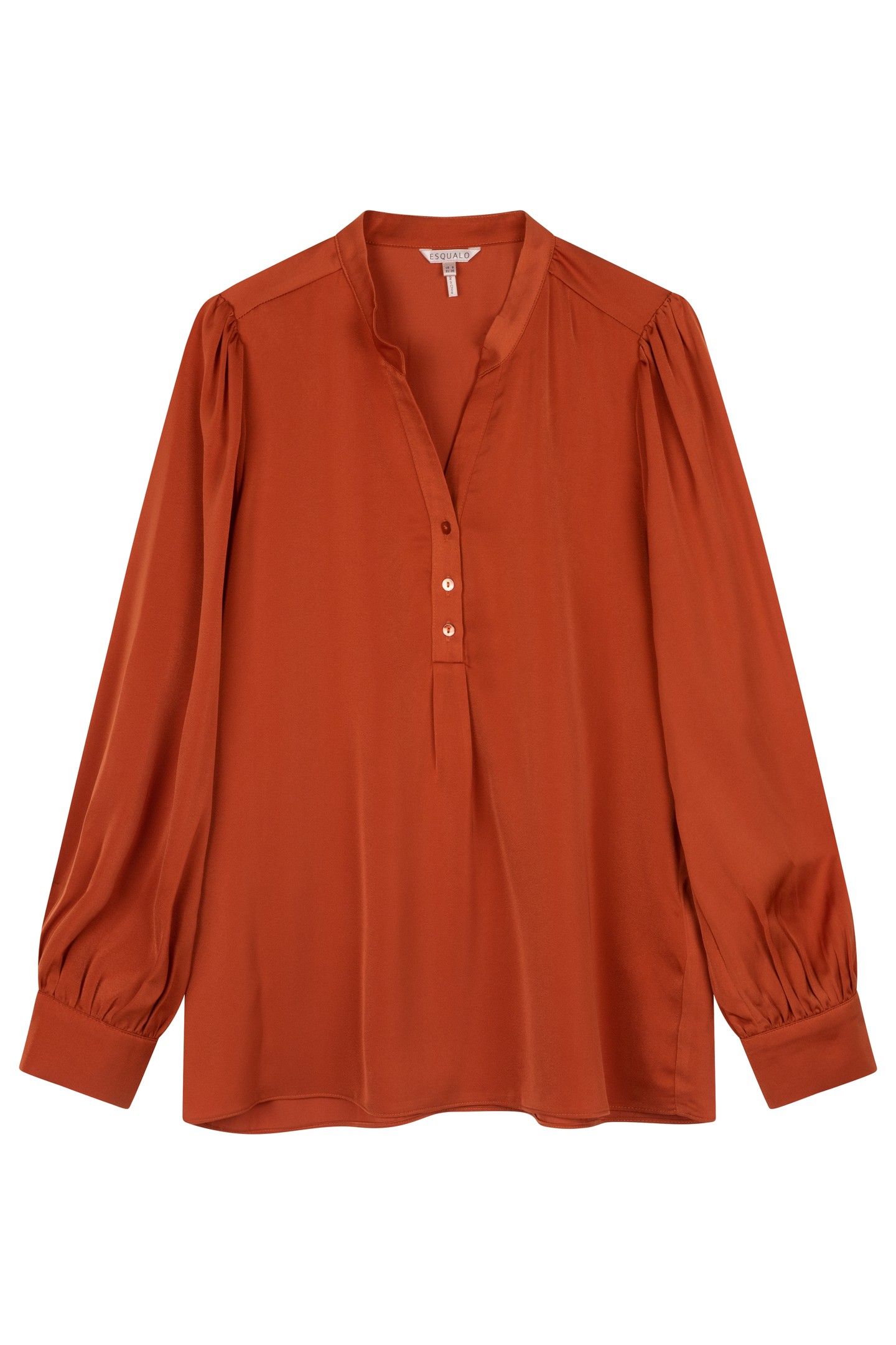BLOUSE V-NECK SATEEN AUTUMN GLAZE 5