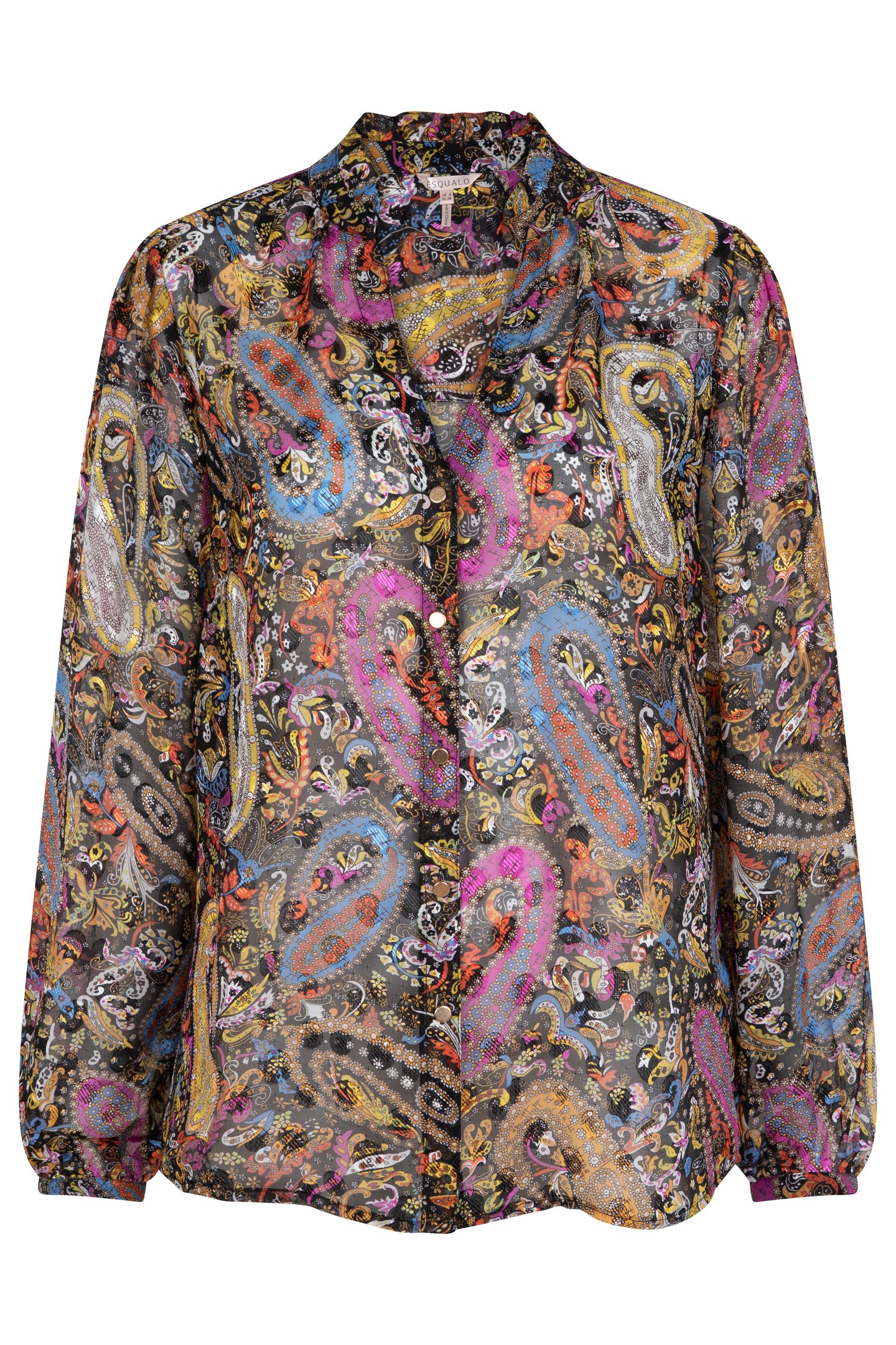 BLOUSE V-NECK PAISLEY PARTY PRINT 5