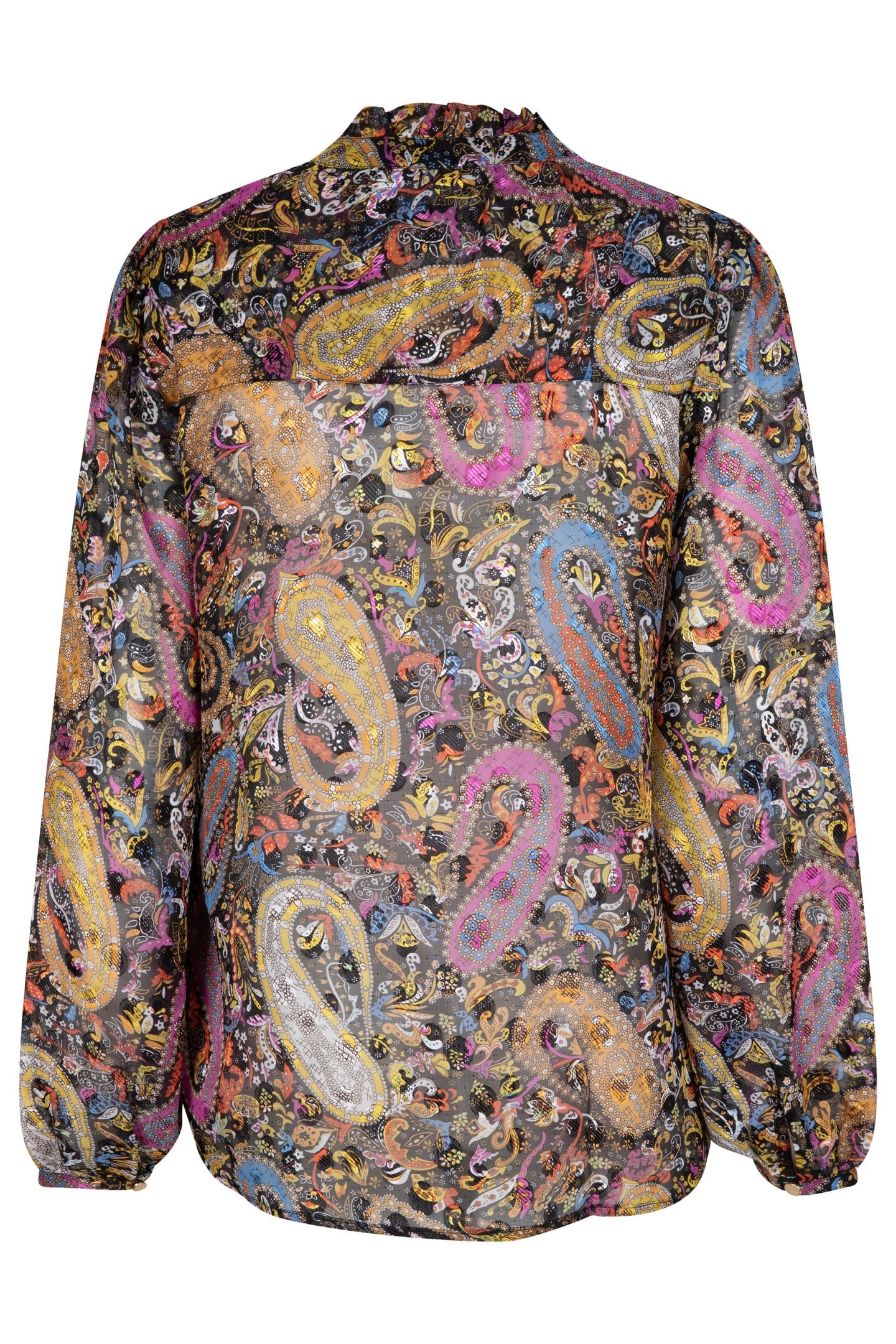 BLOUSE V-NECK PAISLEY PARTY PRINT 6