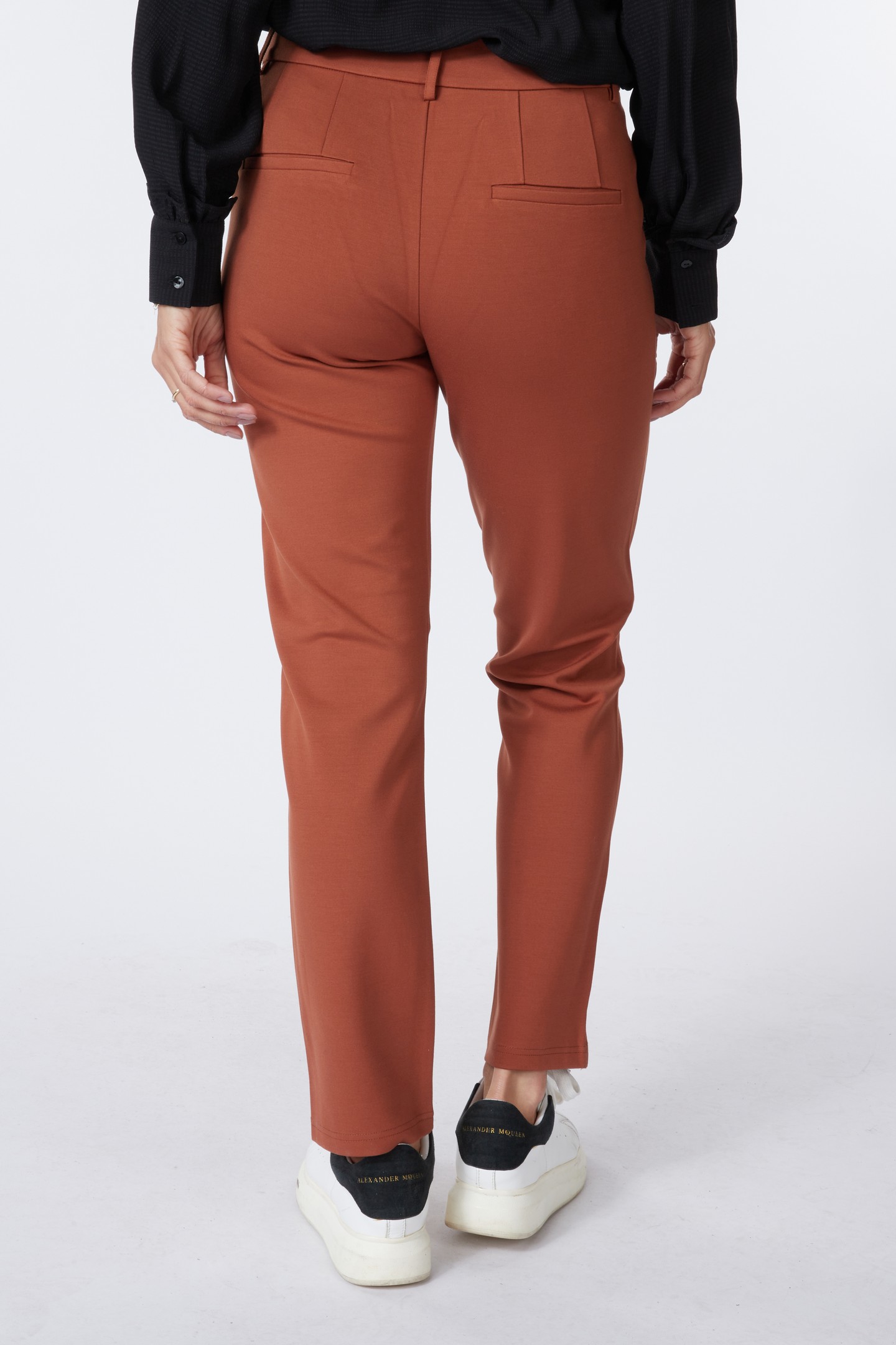 TROUSERS CHINO PUNTO COPPER BROWN 4