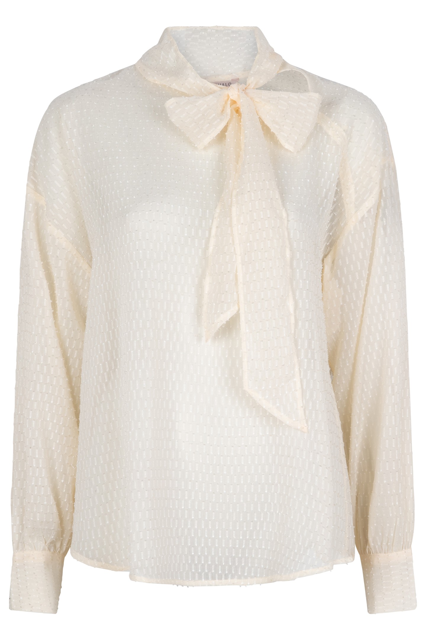 BLOUSE NECK BOW OFF WHITE 1