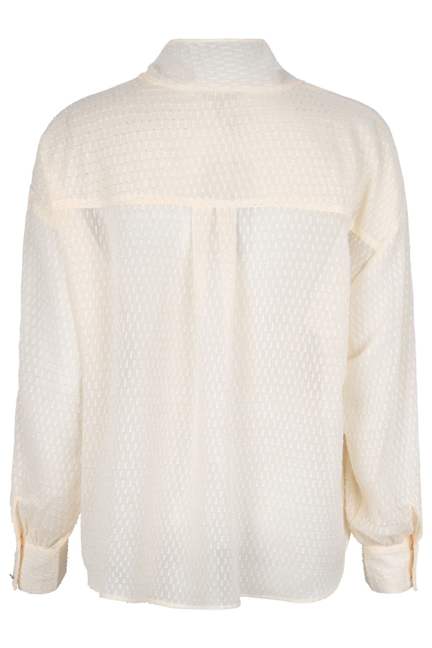 BLOUSE NECK BOW OFF WHITE 2