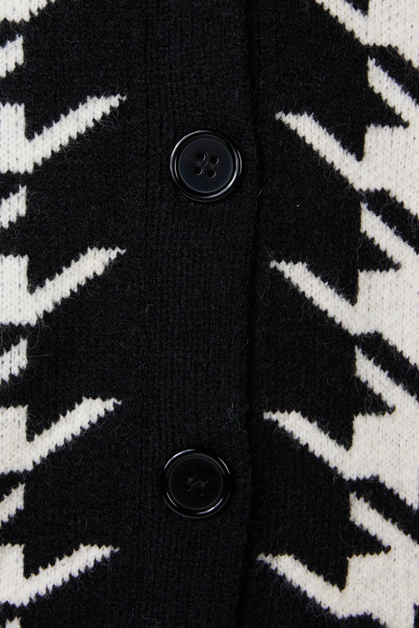 CARDIGAN HOUNDSTOOTH JACQUARD BLACK / OFF WHITE 8