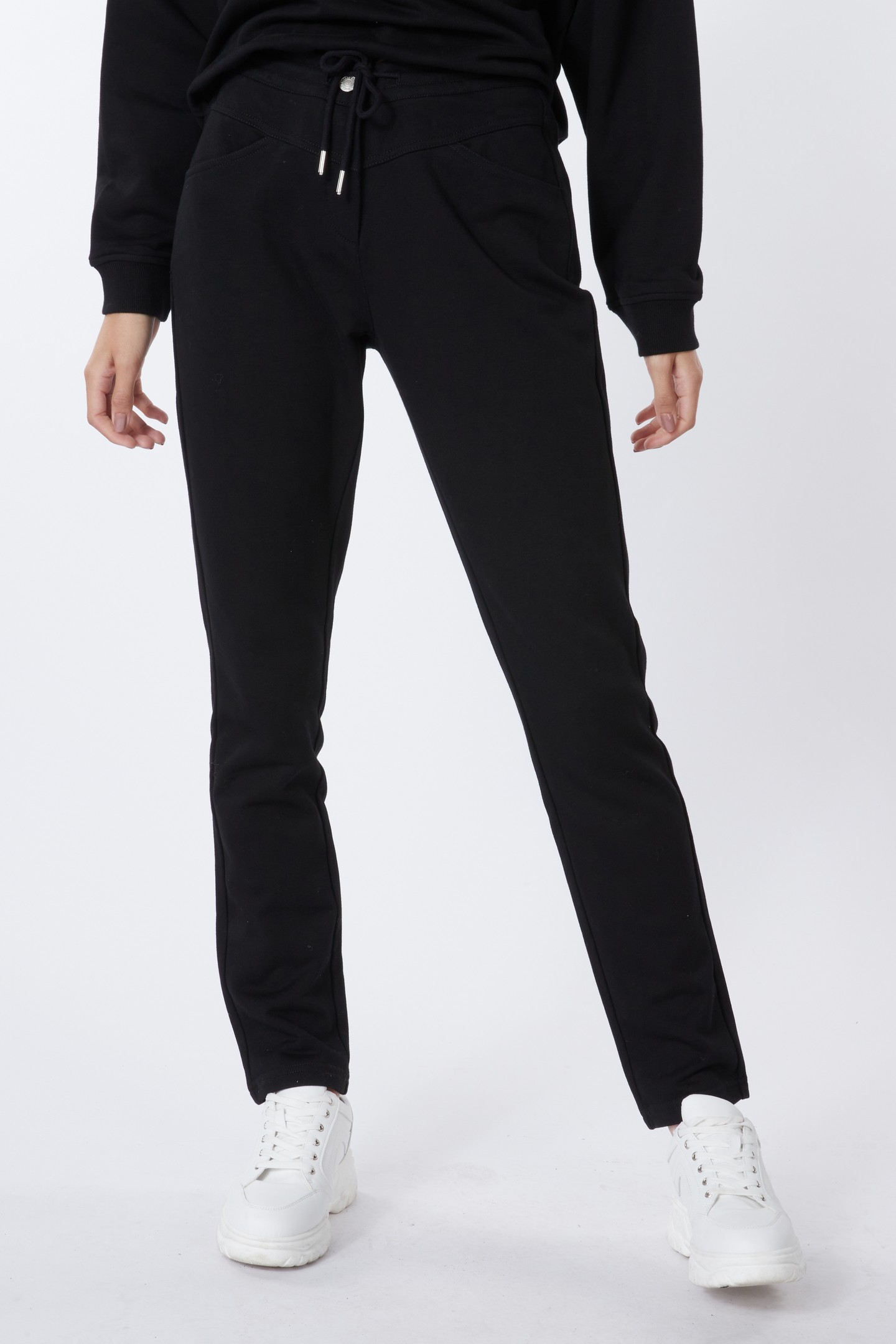 TROUSERS FANCY YOKE SWEAT BLACK 2