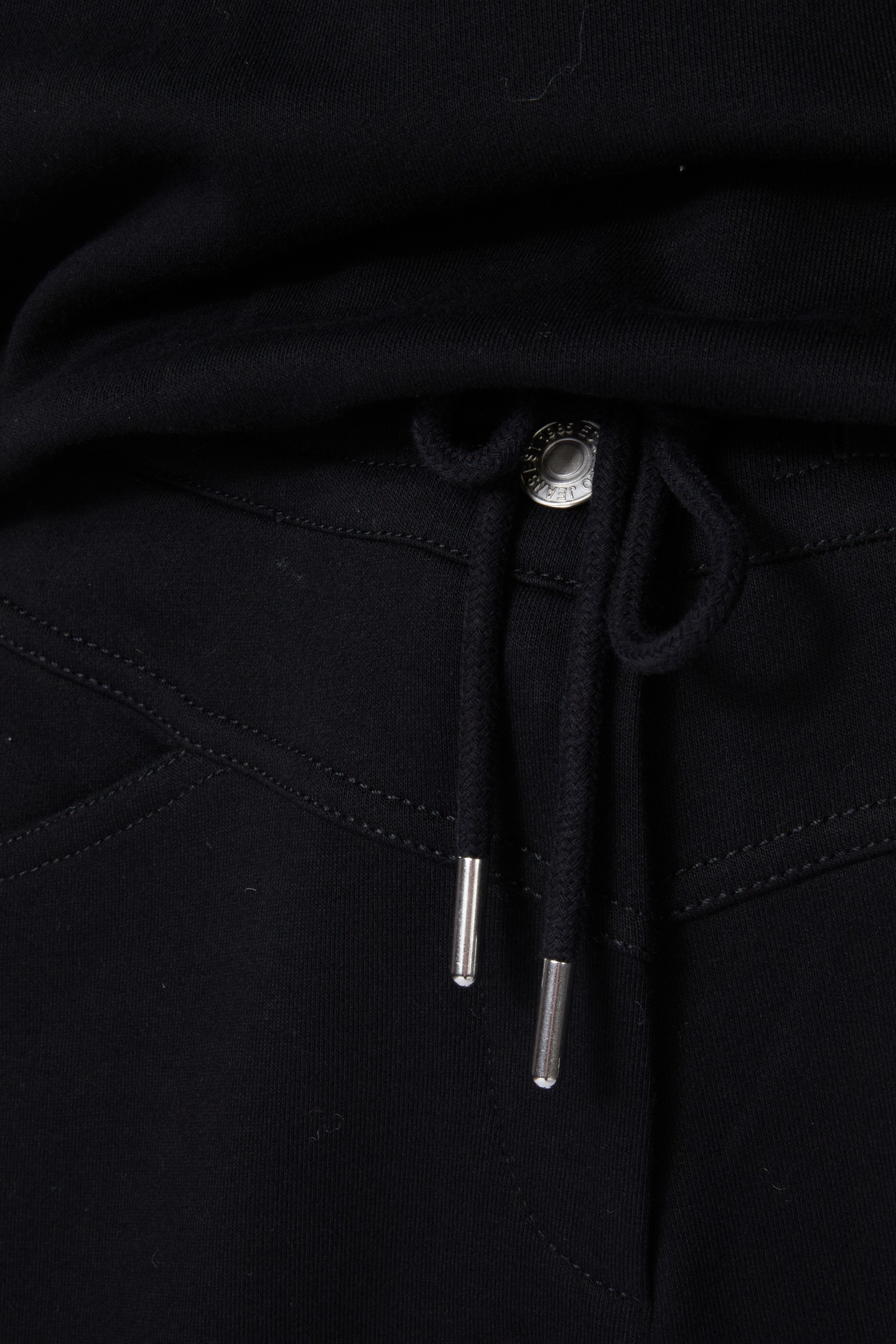 TROUSERS FANCY YOKE SWEAT BLACK 5