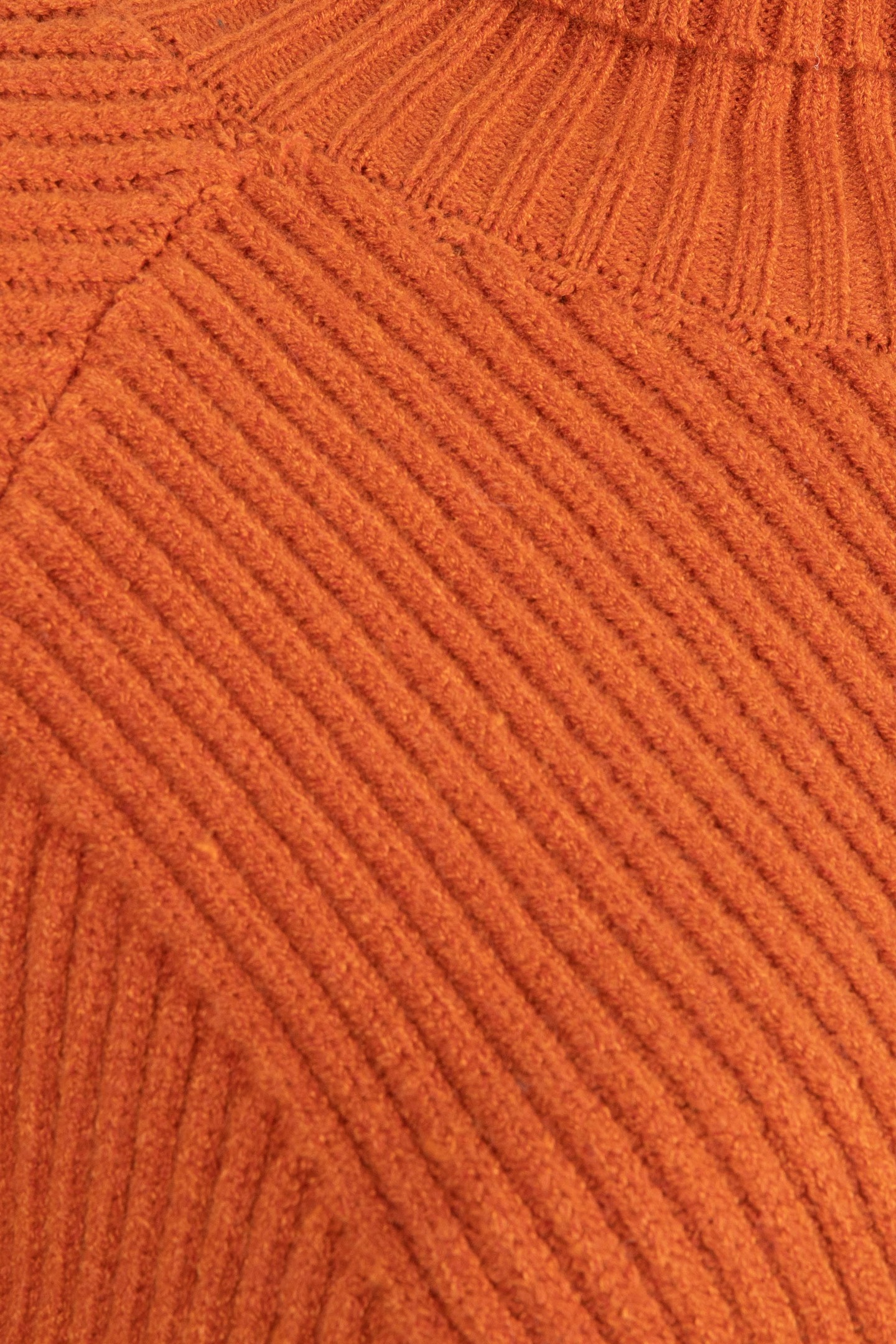 SWEATER FANCY KNIT ORANGE 3