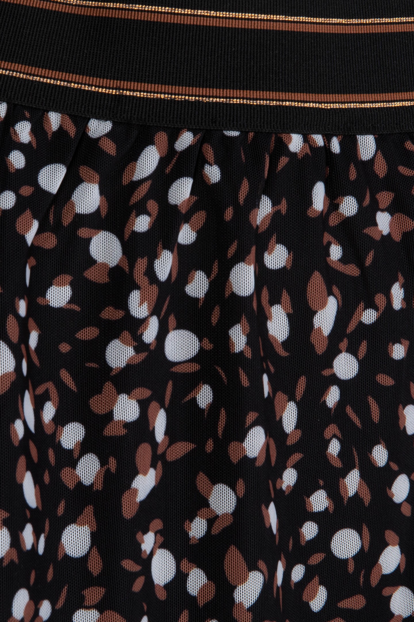 SKIRT MESH ANIMAL STEPS PRINT 8