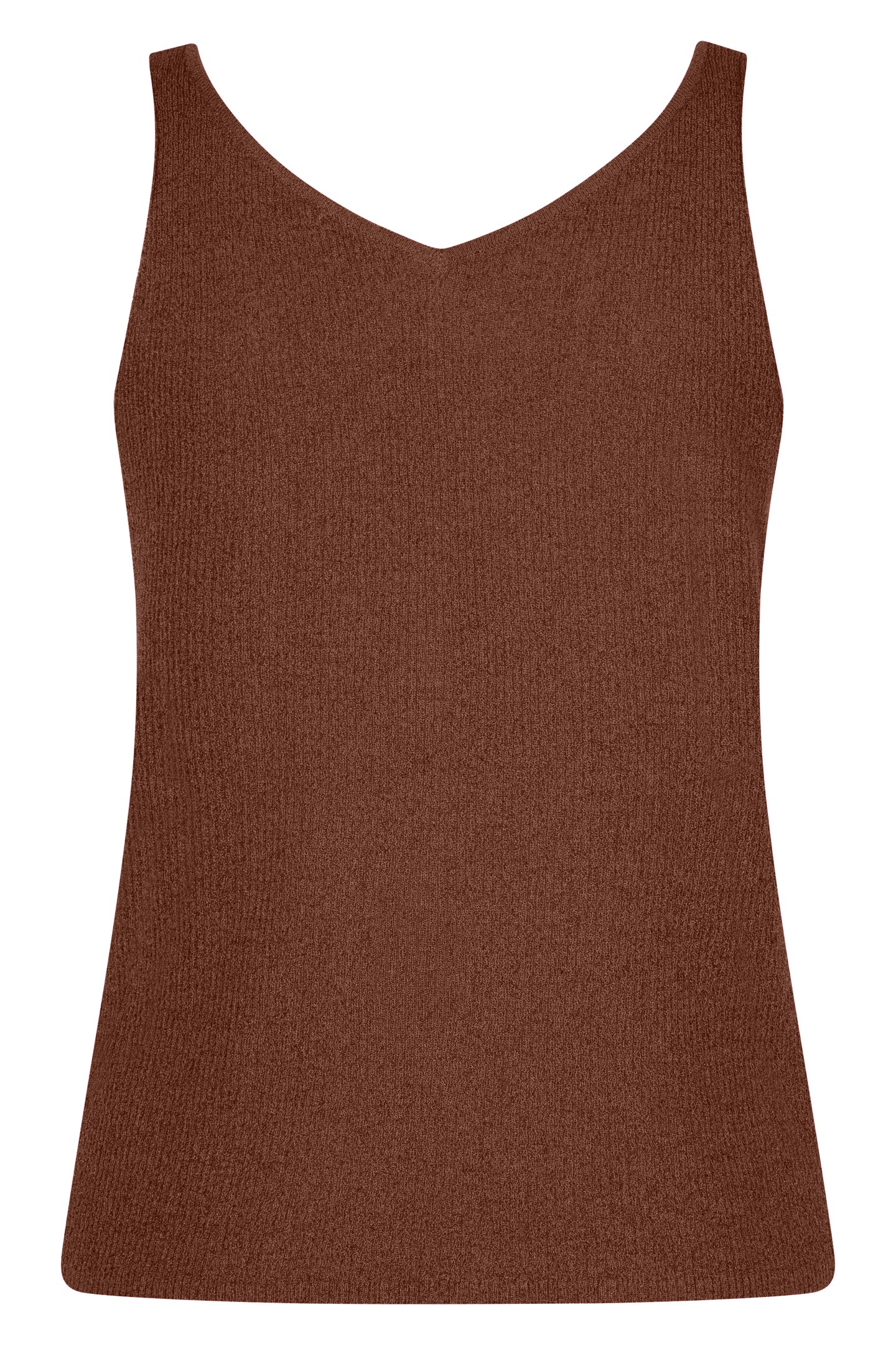 CAMISOLE RIB LUREX BROWN 2
