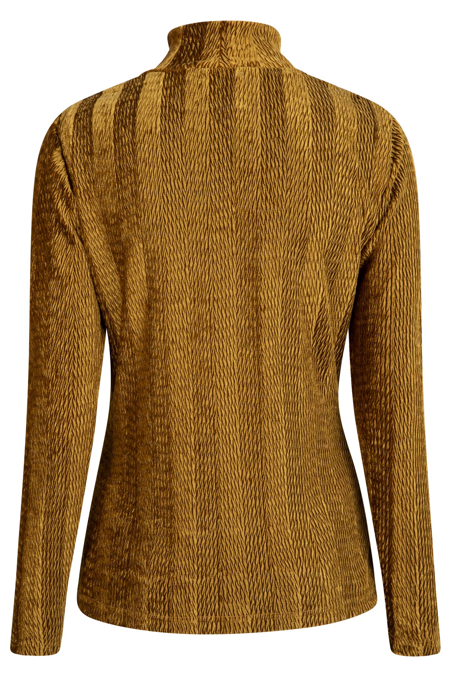 TOP CRINKLE WAVE VELOURS OLD GOLD 2