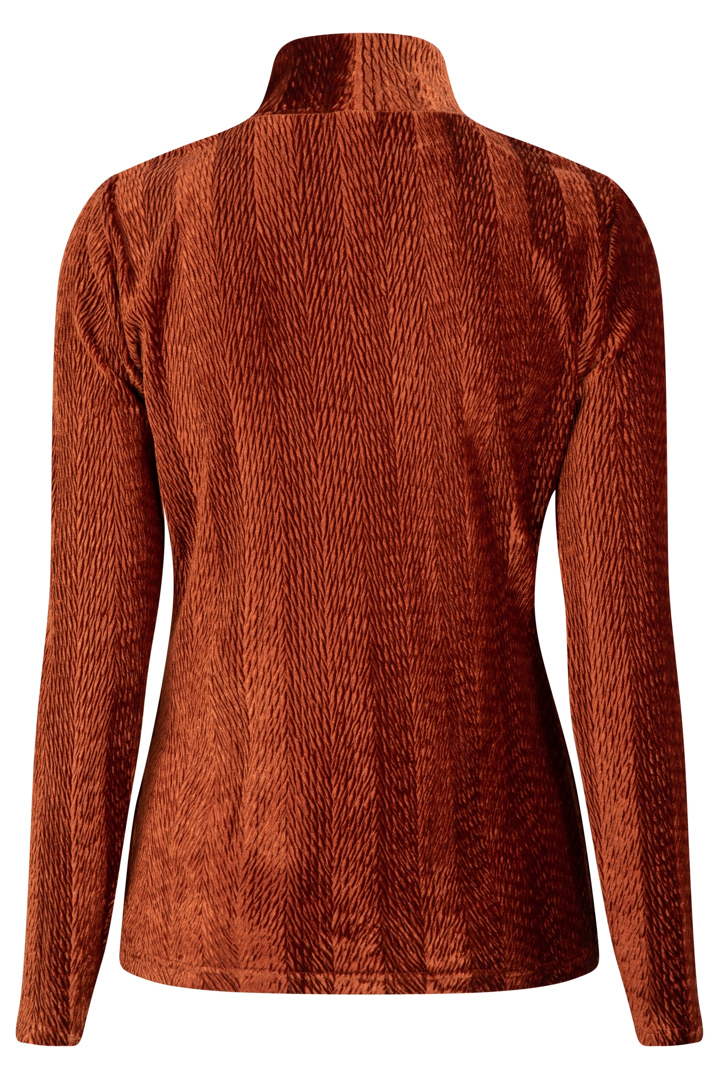 TOP CRINKLE WAVE VELOURS ORANGE 2