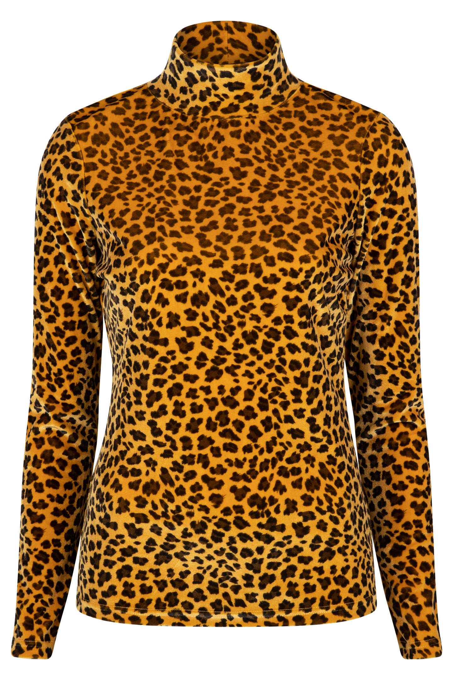 TOP VELOURS PRINTED ANIMAL GOLD 1