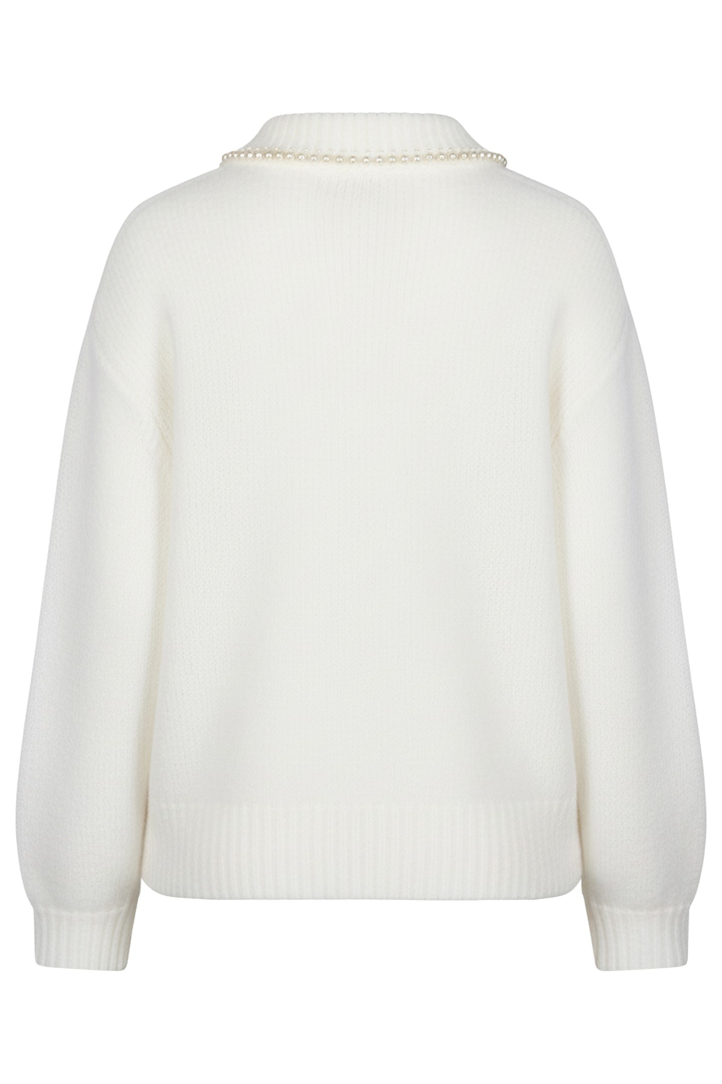 SWEATER BEADS COLLAR OFF WHITE 2