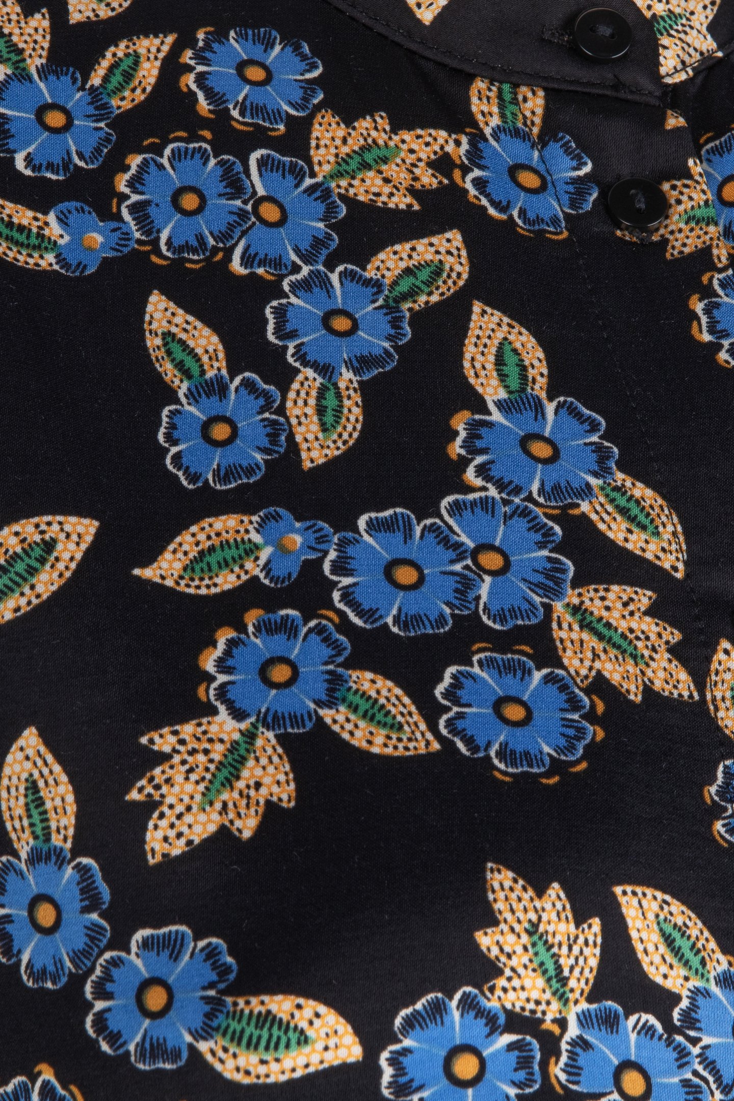 BLOUSE PUFF SLEEVE BLUE MOON PRINT 9